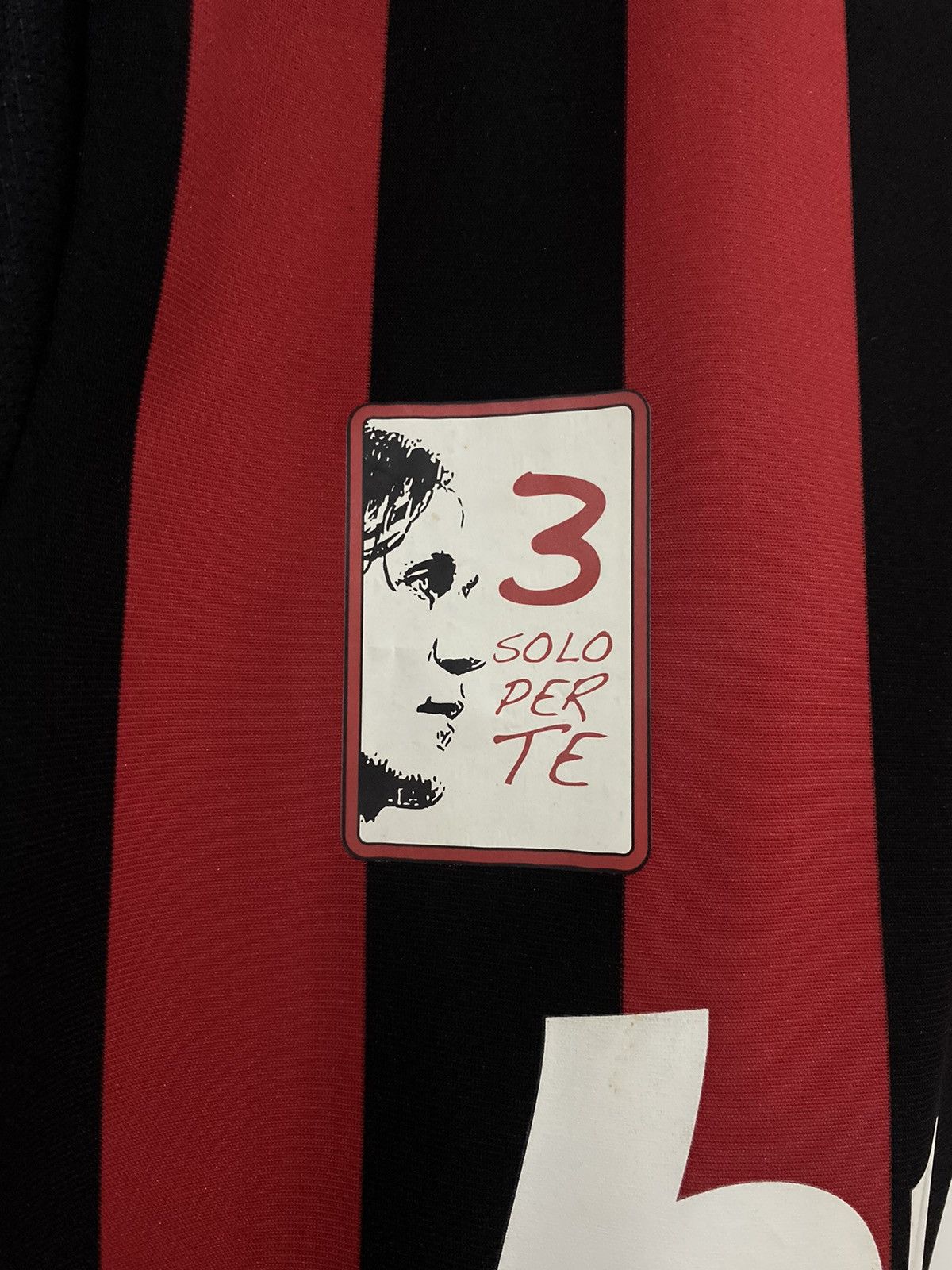 Adidas Maldini Sign In AC Milan 2009 Player Issue Soccer Jersey Size US XL / EU 56 / 4 - 14 Thumbnail