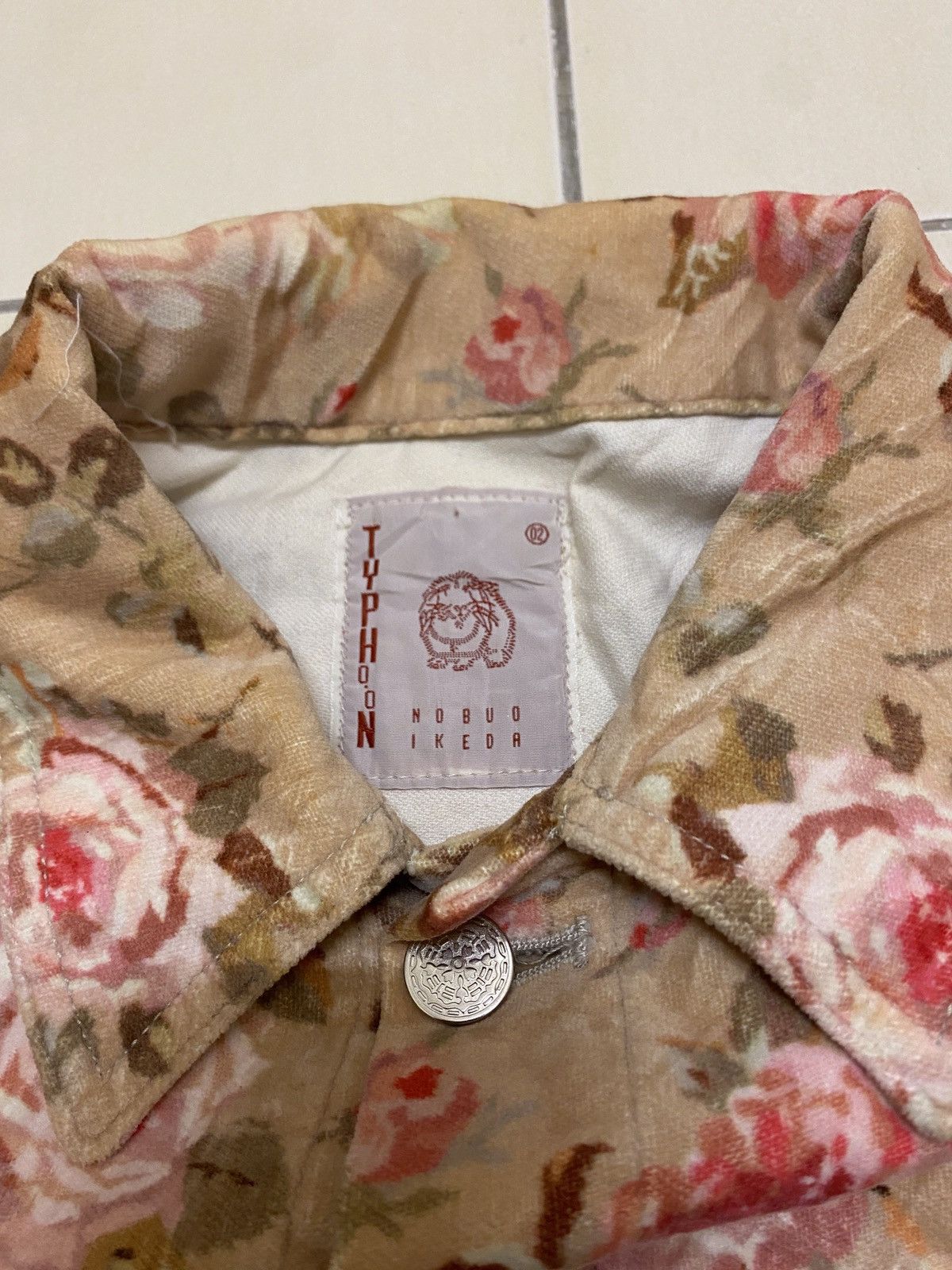 Japanese Brand Typhoon By Nobuo Ikeda Floral Jacket Size M / US 6-8 / IT 42-44 - 6 Thumbnail