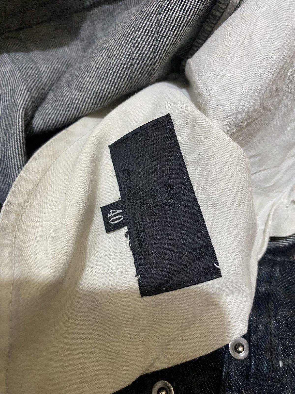 If Six Was Nine Rare Custom Culture Crossover Over Print Punk Style Denim Size US 27 - 7 Thumbnail