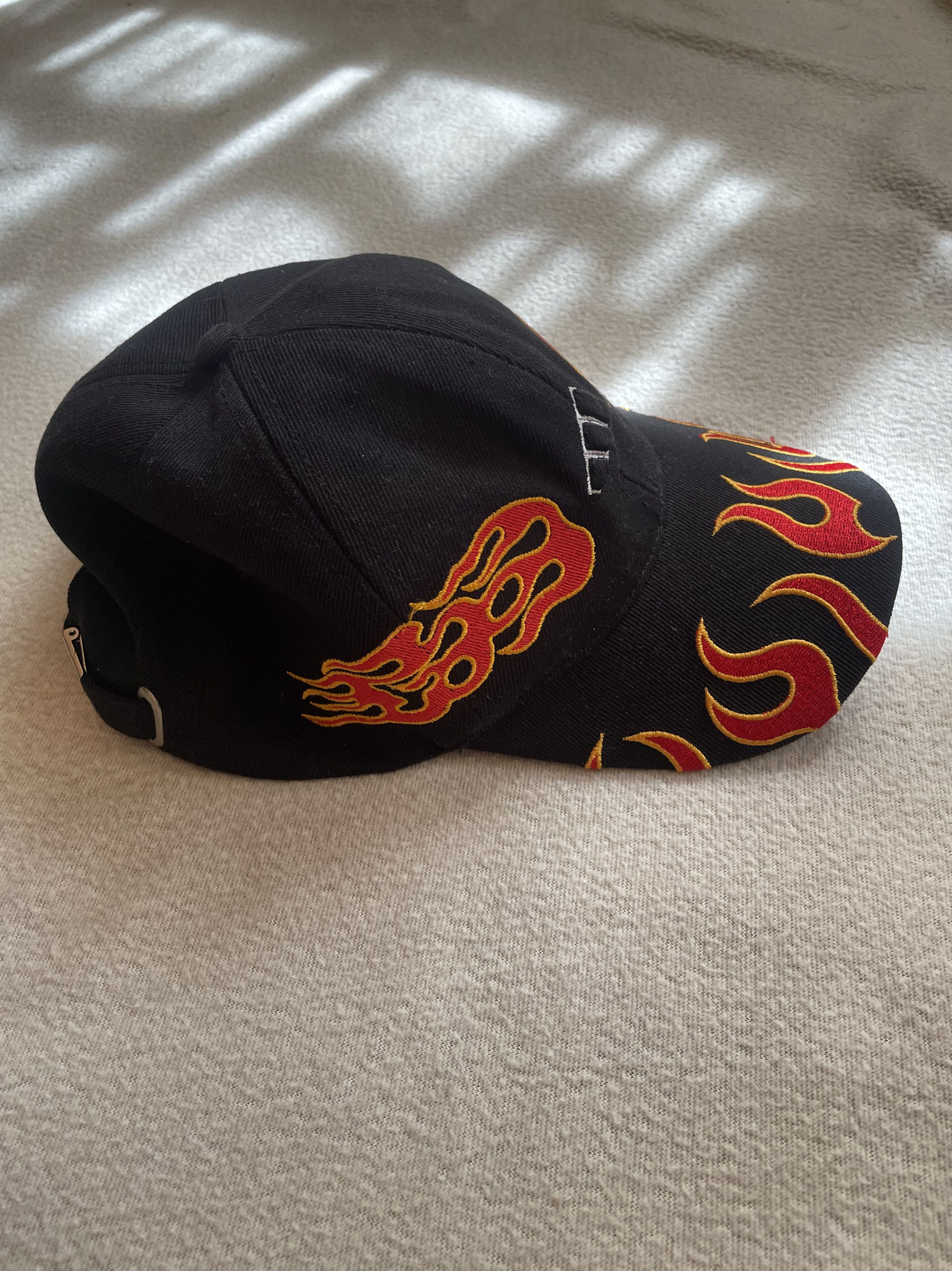 Adidas Vintage Adidas Flame Fire Cap Size ONE SIZE - 3 Thumbnail