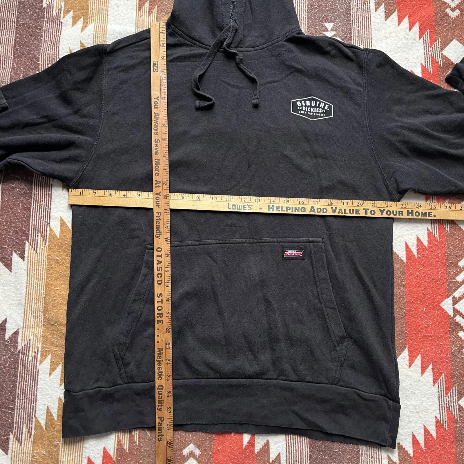 Dickies × Vintage Vintage Y2K Dickies Carhartt Plaid Lined Black Grunge Hoodie Size US M / EU 48-50 / 2 - 3 Thumbnail