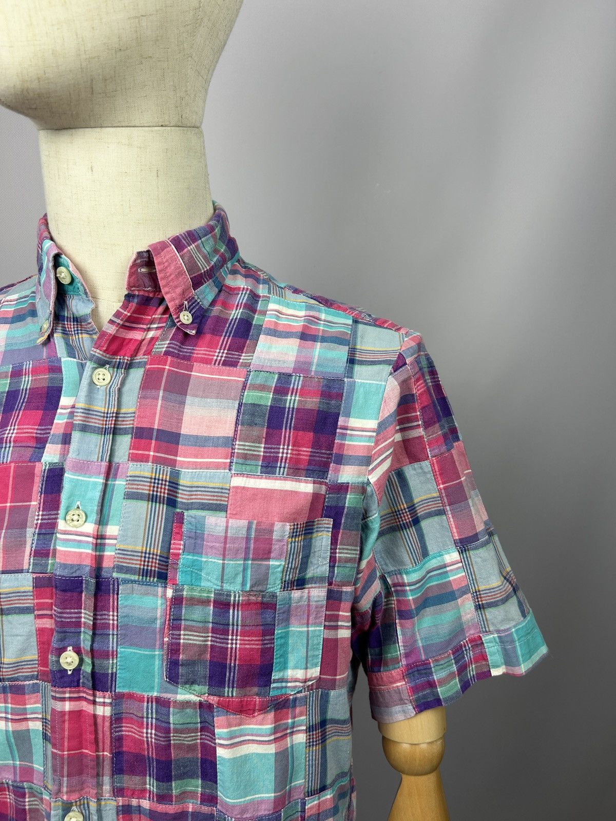 Gant GANT Forbet Madras Patches linen blend short sleeve shirt M Size US M / EU 48-50 / 2 - 3 Thumbnail