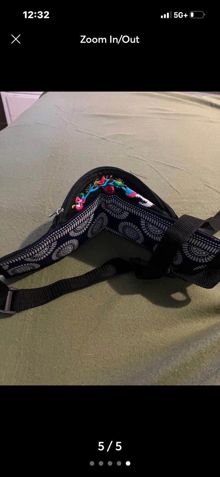 Other Waist Pouch/Fanny Pack Unisex Colorful Handwoven Mayan Weave Size ONE SIZE - 5 Thumbnail