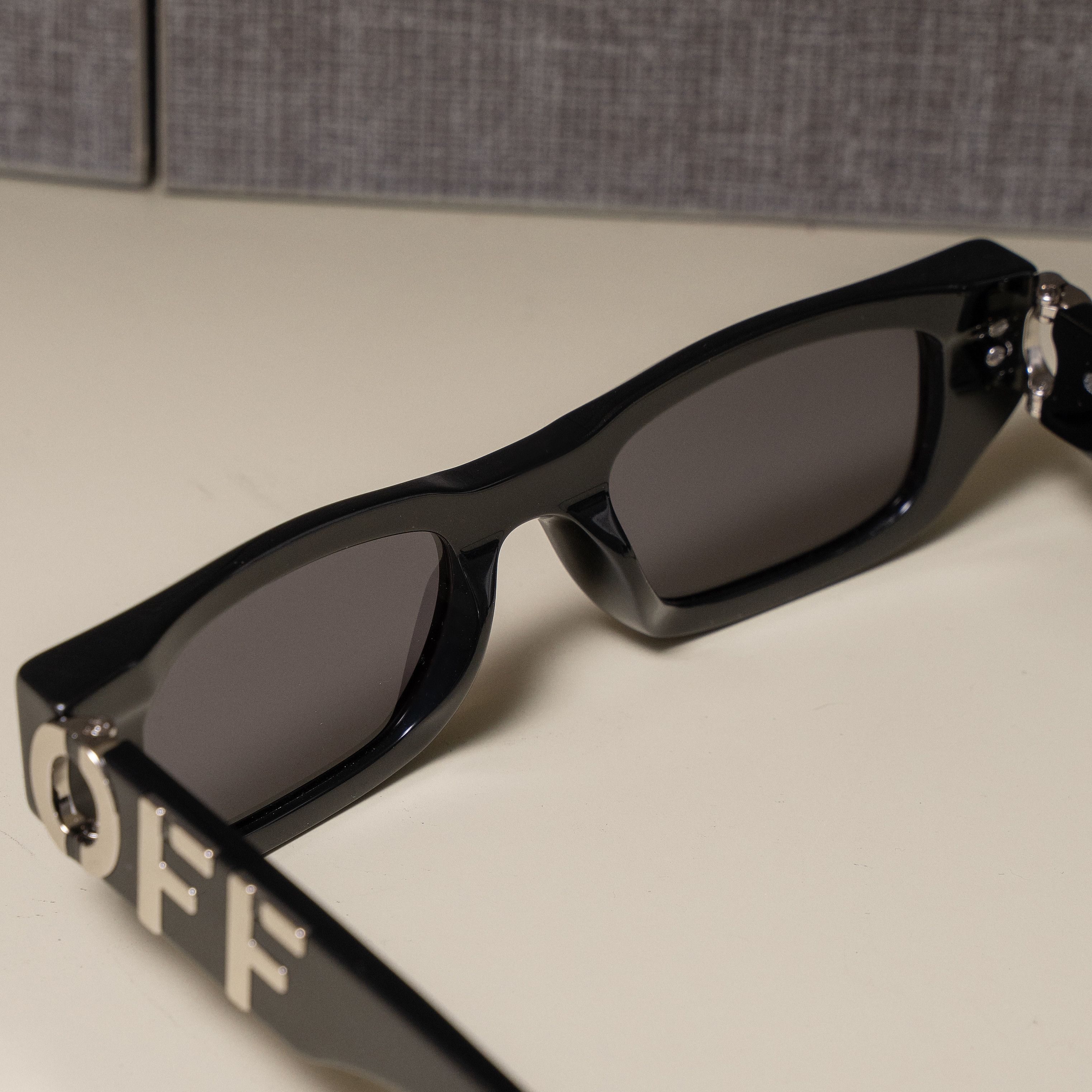 Off-White OFF WHITE Fillmore Rectangular Frame Sunglasses BLACK Size ONE SIZE - 5 Thumbnail