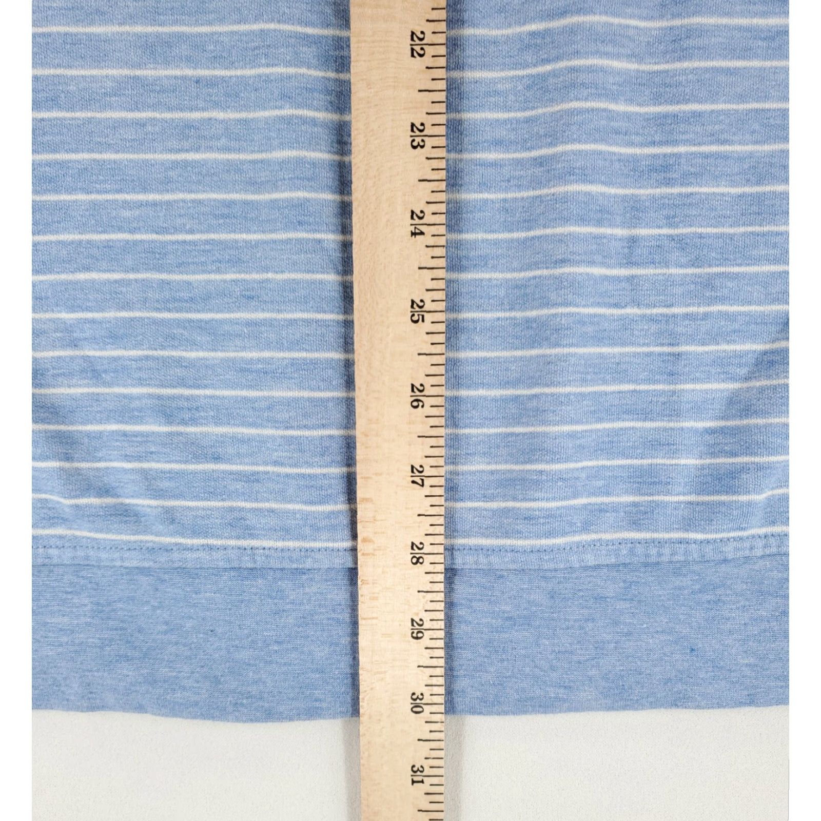Peter Millar Peter Millar Crown Comfort 1/4 Zip Pullover Shirt Blue White Striped Mens XXL Size US XXL / EU 58 / 5 - 5 Thumbnail