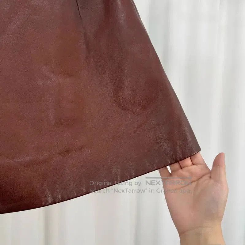Miu Miu Miu Miu Brown Leather A. Size 24" / US 00 / IT 34 - 4 Thumbnail