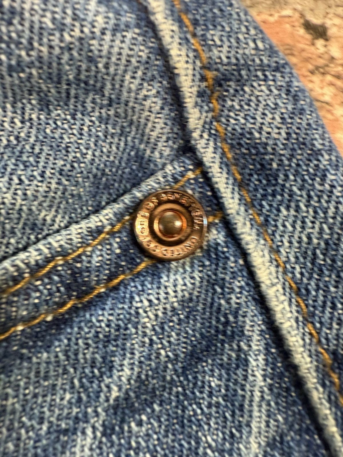 Benetton × Vintage 90’s BENETTON RARE ITALIAN CASUAL Y2K LOGO RETRO DENIM PANTS Size US 30 / EU 46 - 7 Thumbnail