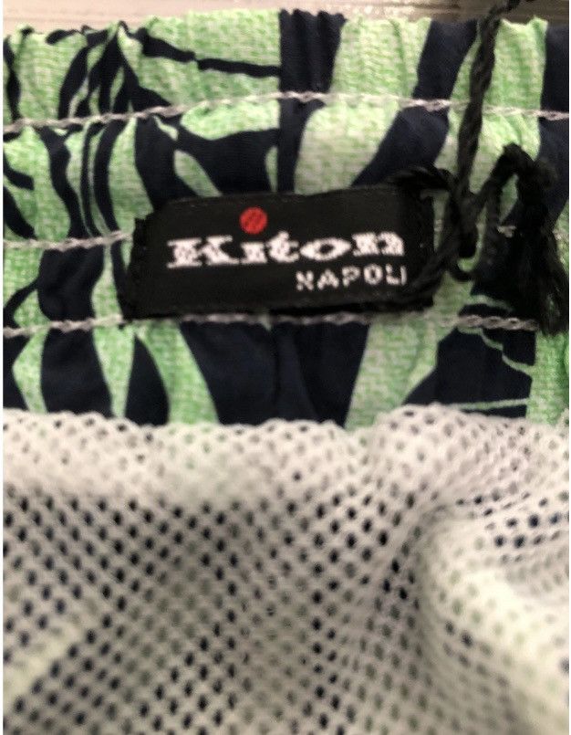 Kiton Kiton 🇮🇹 k’áax lime/navy logo 3pkt resort swim trunks M NWT Size US 34 / EU 50 - 2 Thumbnail