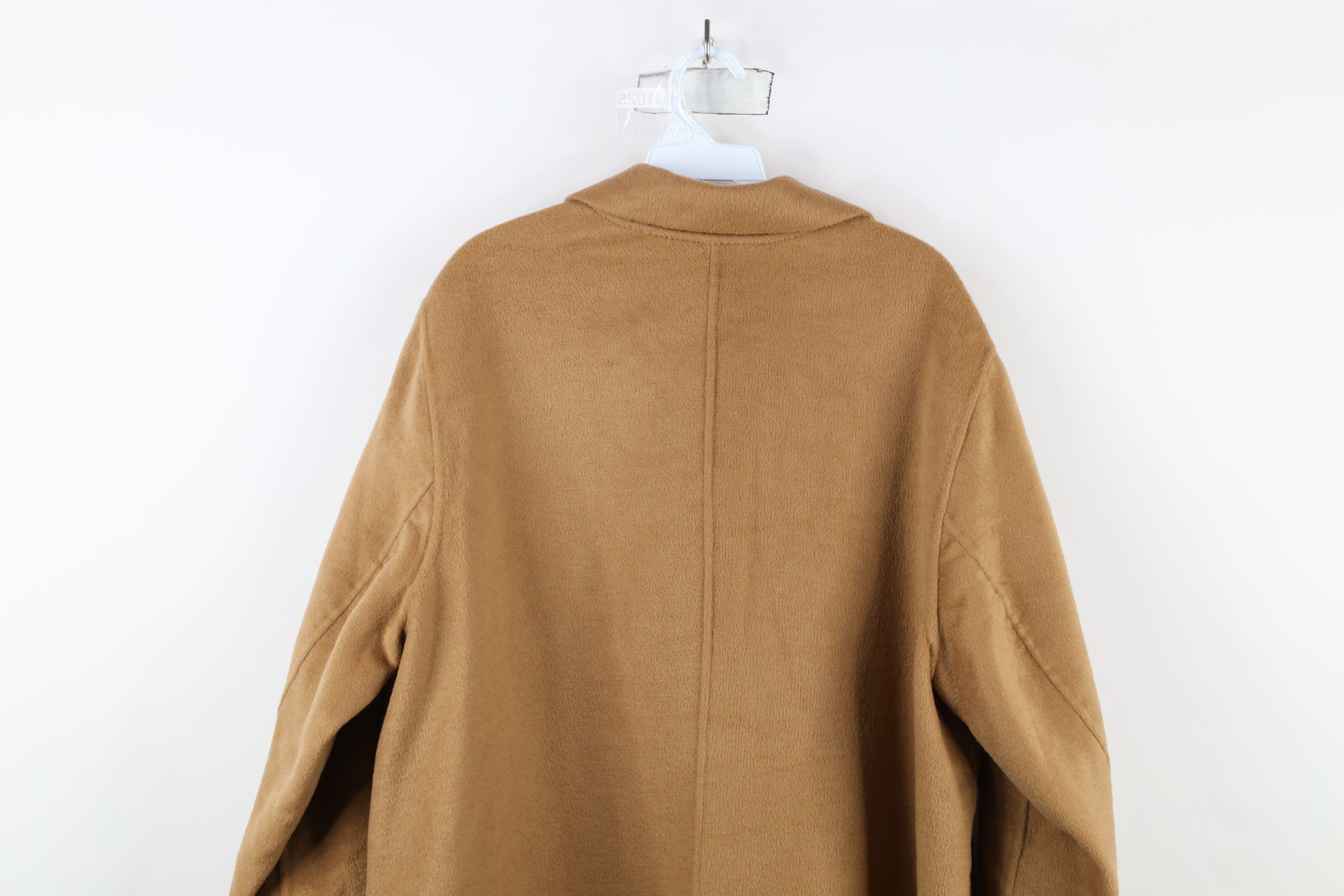 Vintage J Jill Distressed Wool Blend Button Overcoat Jacket Brown Size XXL / US 16-18 / IT 52-54 - 12 Thumbnail