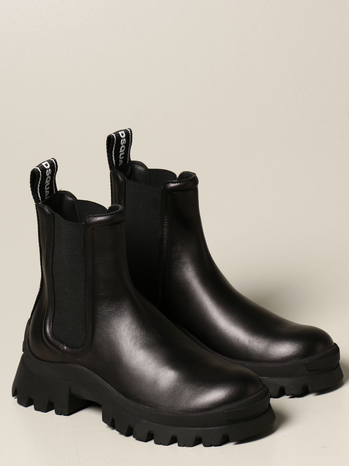 Dsquared2 Dsquared2 Tank Tape Combat Military Chelsea Boots Size US 8 / EU 41 - 1 Thumbnail