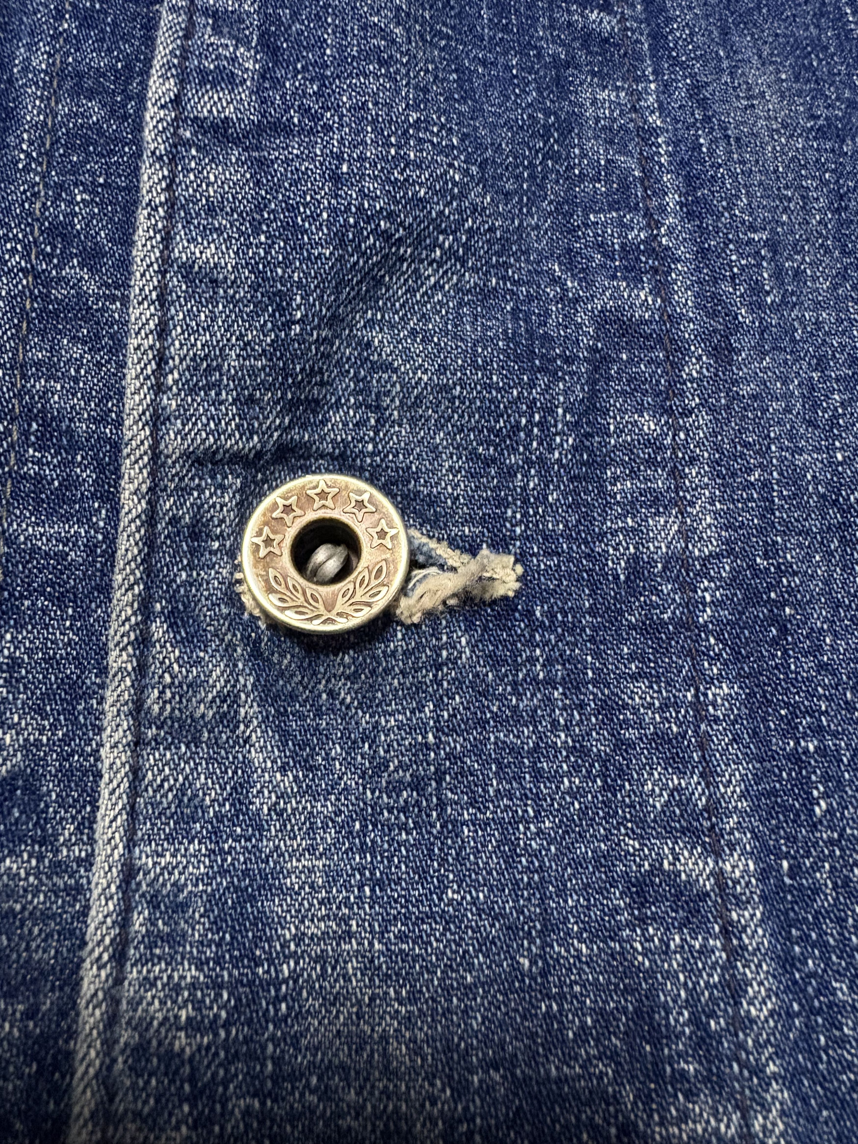 Orslow Vintage 40's ORSLOW Chore Jacket Denim Size US S / EU 44-46 / 1 - 7 Thumbnail