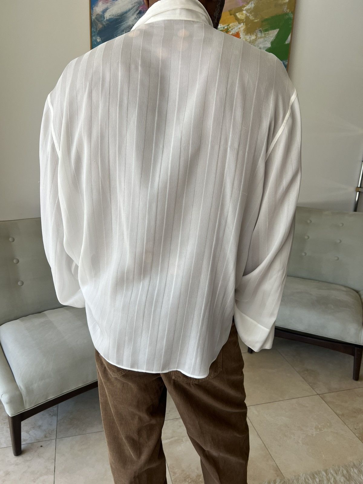 Saint Laurent Paris Saint Laurent Button up Size US M / EU 48-50 / 2 - 2 Thumbnail