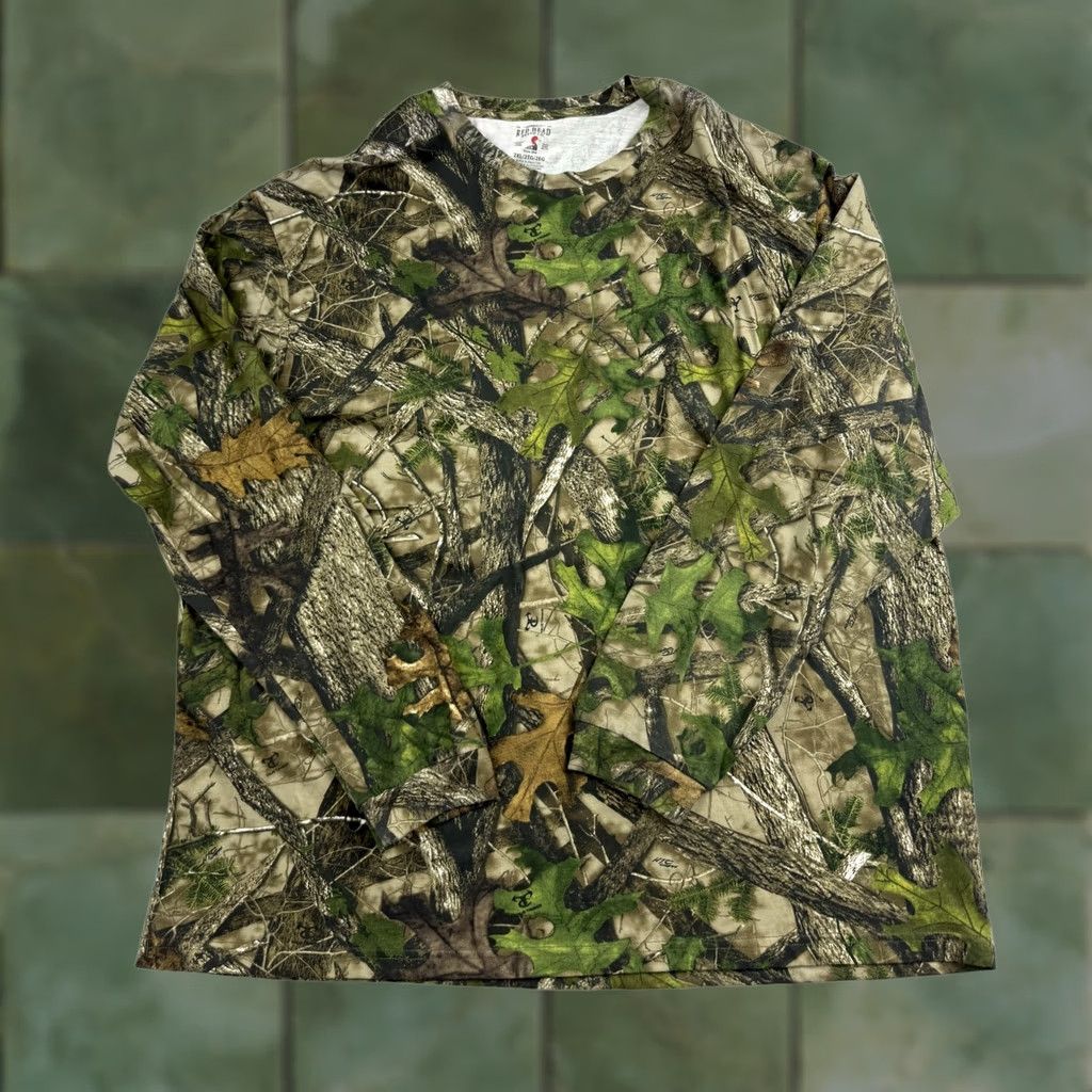Vintage RedHead Mens Green Camo Short Sleeve Hunting Shirt 2XL Outdoor Tagless Size US XXL / EU 58 / 5 - 1 Thumbnail