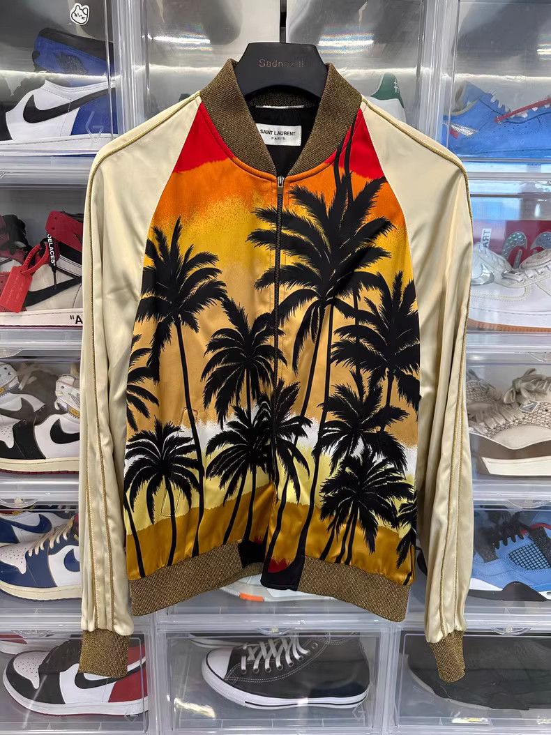 Saint Laurent Paris Saint Laurent Paris Coconut silk jacket Size US M / EU 48-50 / 2 - 1 Thumbnail