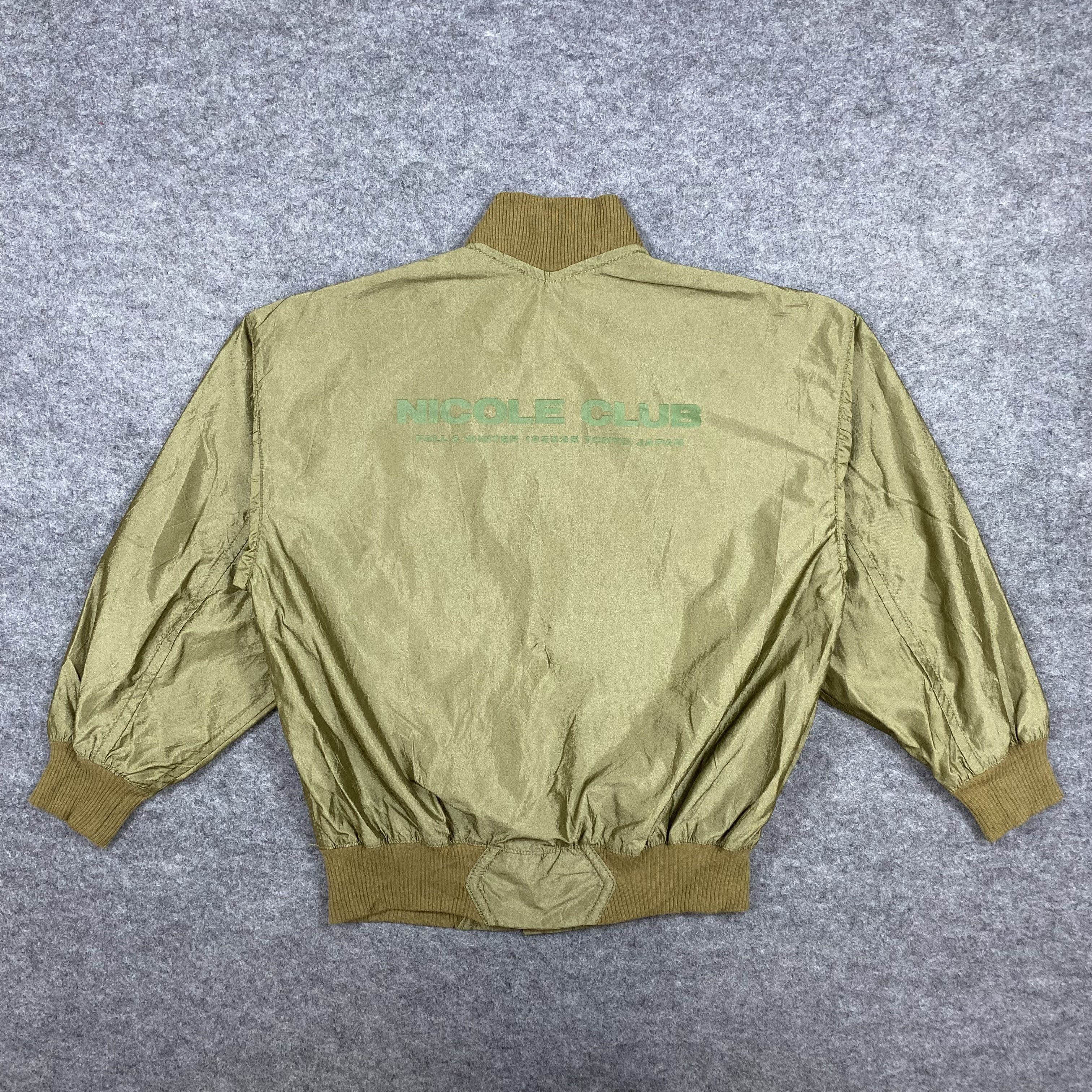Nicole Club Vtg 1980s Nicole Club Tokyo Japan Bomber Jacket-J584 Size US L / EU 52-54 / 3 - 2 Thumbnail