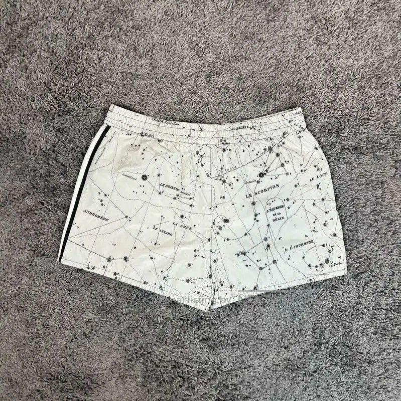 Dior Dior White Cotton Women's Shorts with Stars . Size 23" - 2 Thumbnail