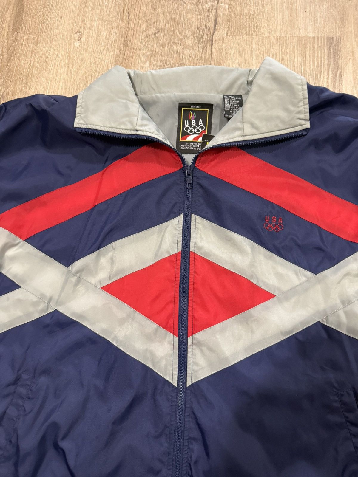 USA Olympics Vintage USA Olympics windbreaker Size US XL / EU 56 / 4 - 3 Thumbnail