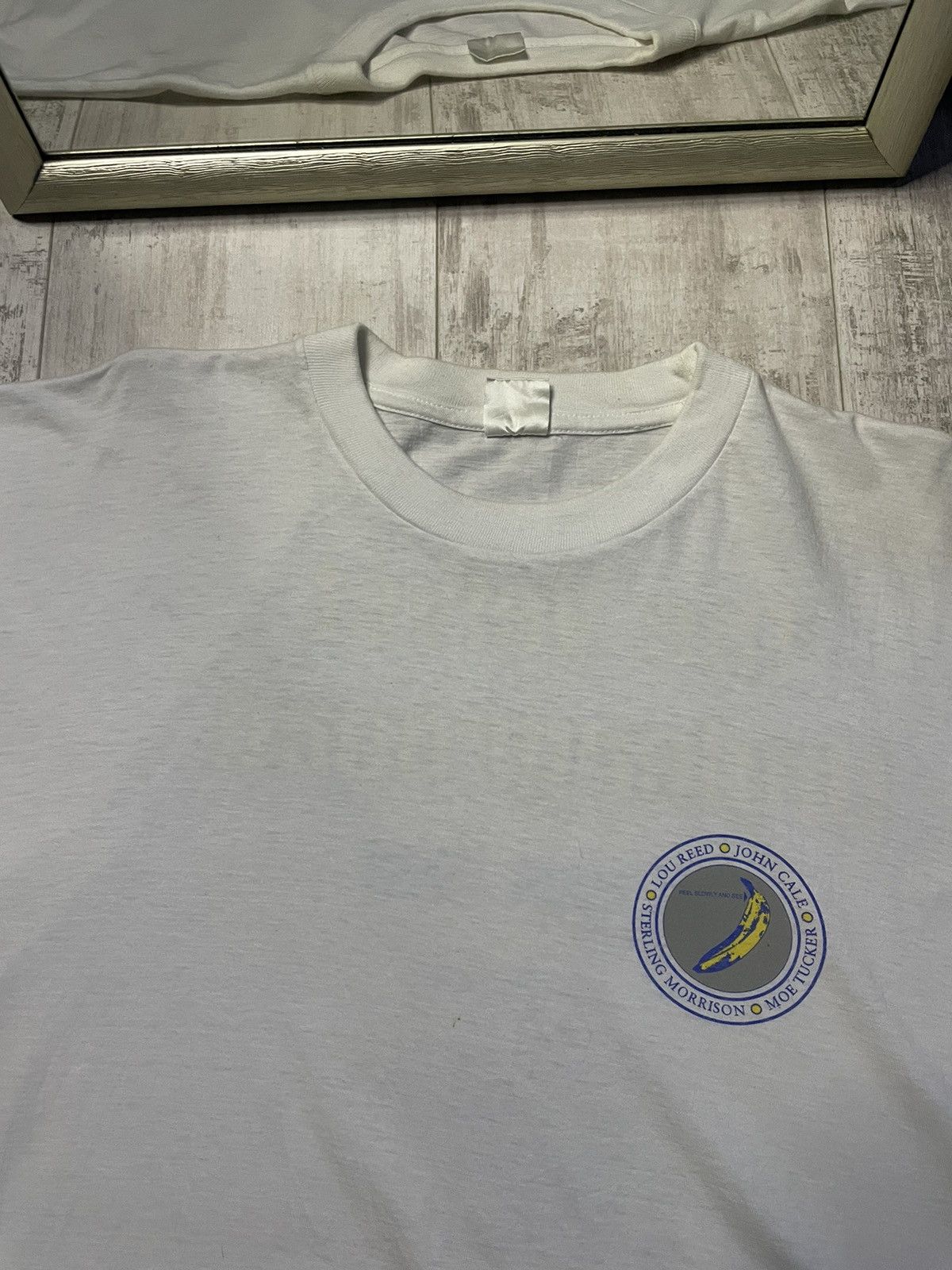 Band Tees Vintage 1993 The Velvet Underground Band Tee RARE Warhol Size US XL / EU 56 / 4 - 4 Thumbnail