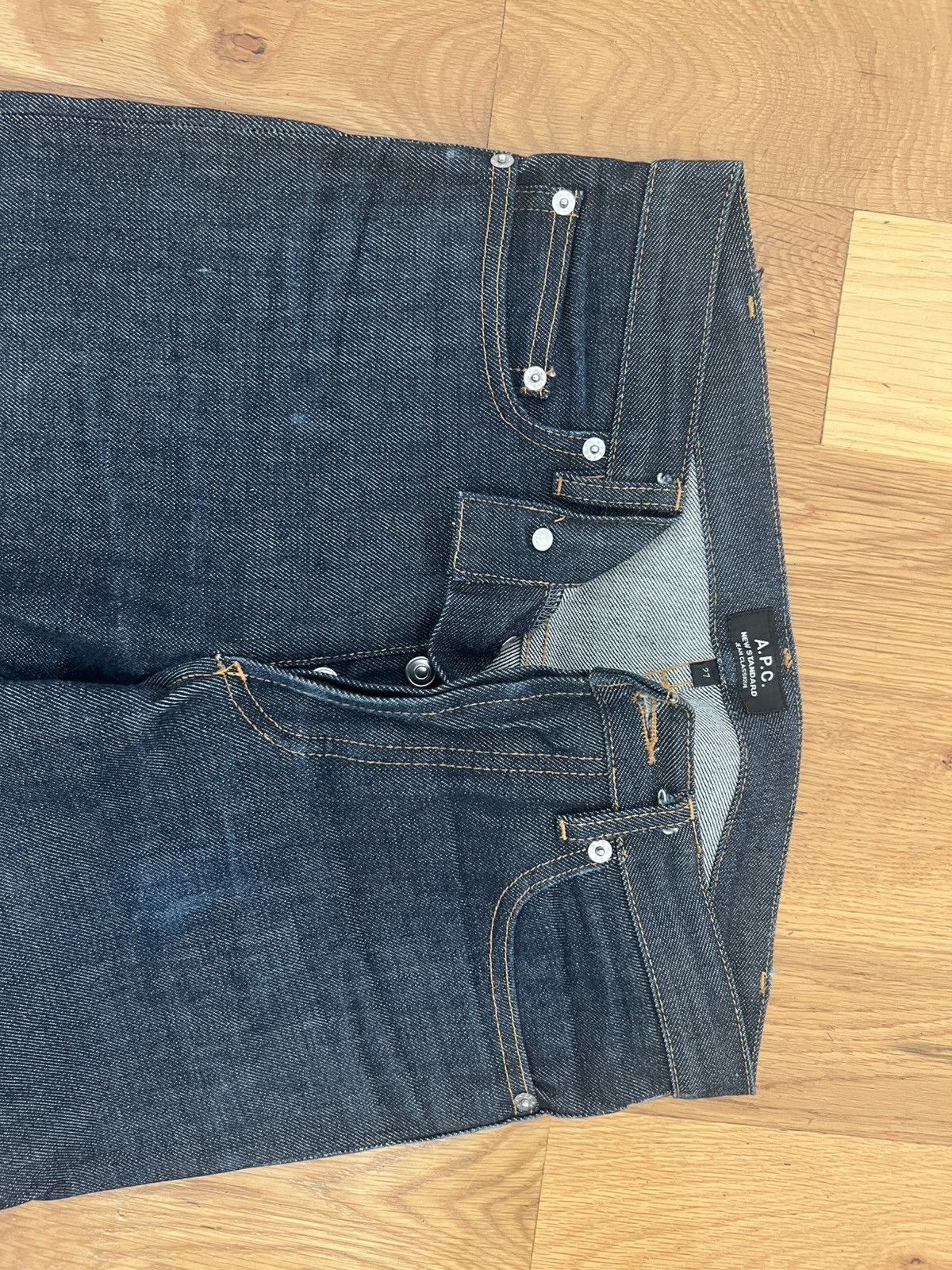 A.P.C. APC New Standard Raw Denim Sz 27 Size US 27 - 4 Thumbnail