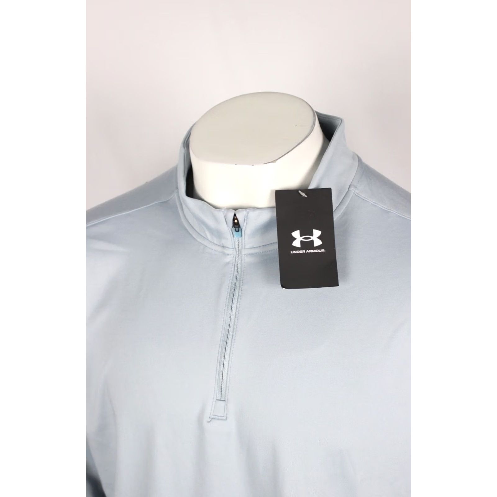 Under Armour Under Armour Movement 1/4 Zip Pullover XL Harbor Blue Men’s Pullover Long Sleeve Zip Mock Neck 1387434 465 Size US XL / EU 56 / 4 - 4 Thumbnail