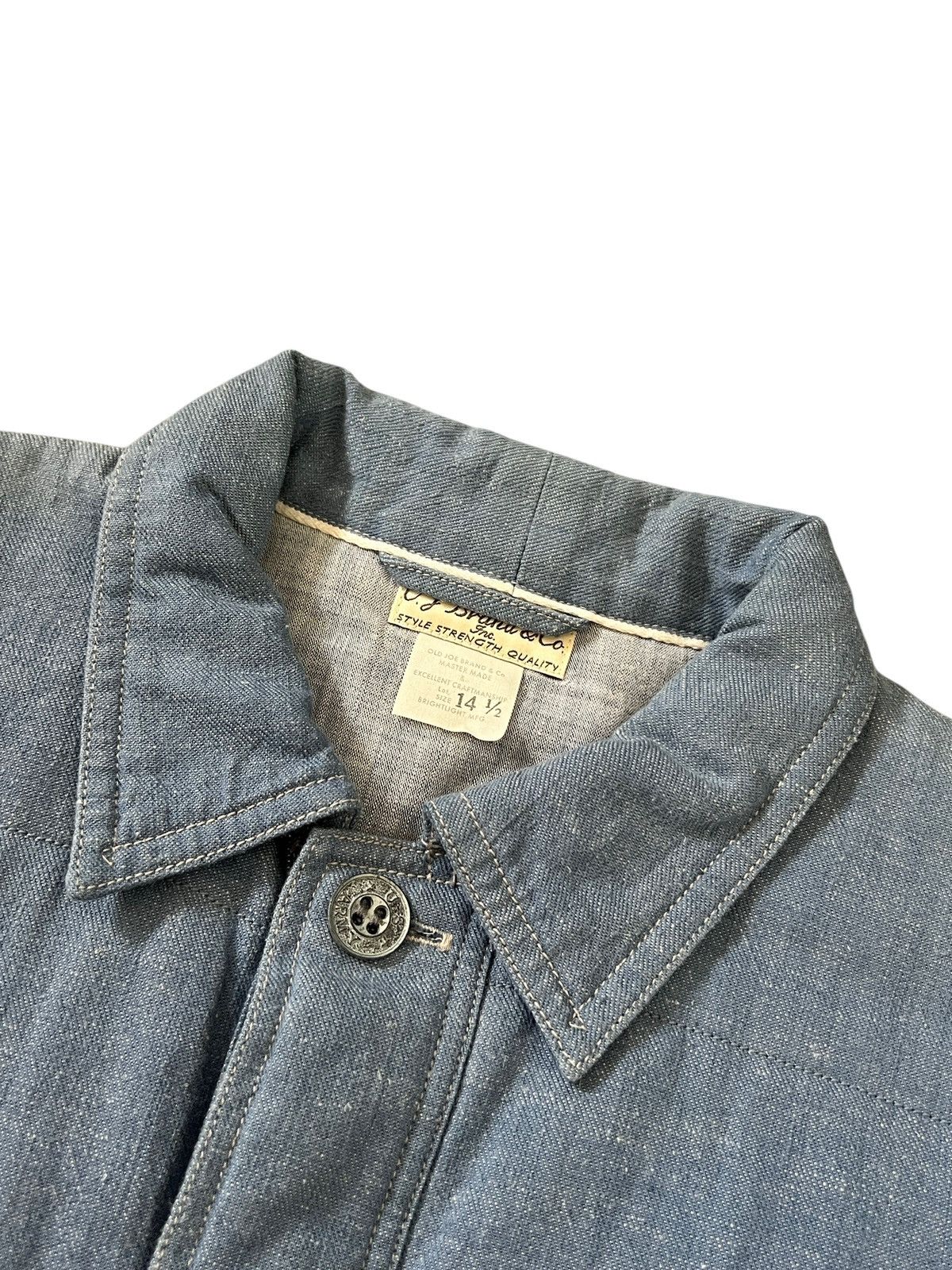 Japanese Brand × Old Joe AW14 Old Joe & Co. Quilting Shirt Jacket Size US S / EU 44-46 / 1 - 7 Thumbnail