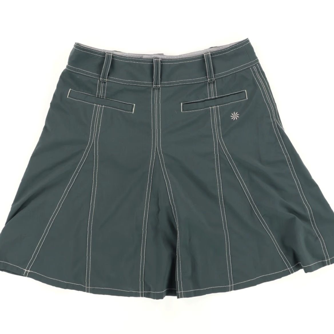 Athleta Athleta Golf Skort Gray Women's 4 A-Line Whatever Polyester Microfiber Shorts Casual 4 Womens Gray 90s Event Size 27" / US 4 / IT 40 - 4 Thumbnail