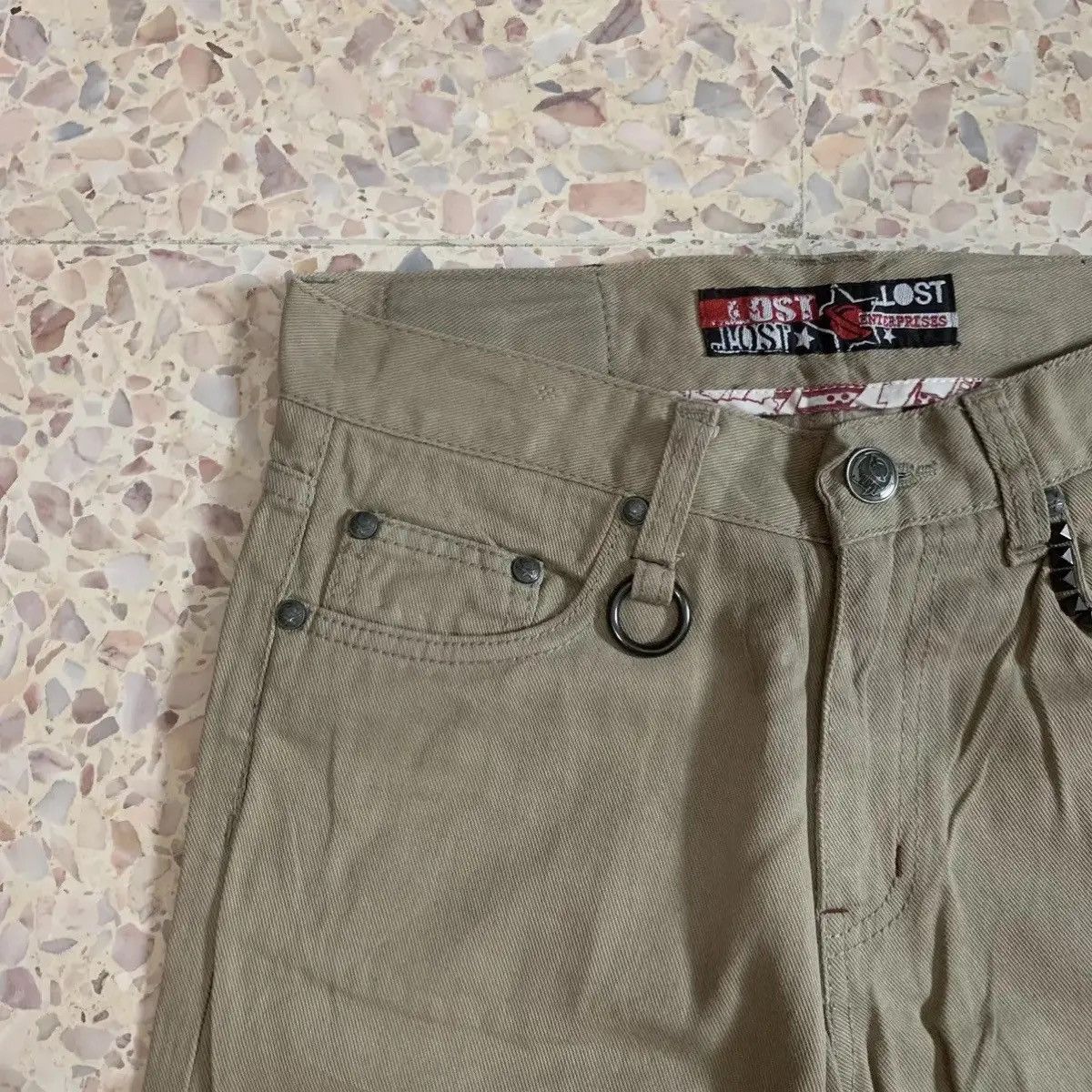 Japanese Brand × Lost Enterprises × Vintage STEALS 💥 VINTAGE LOST TROUSERS BAGGY SPIKE PANTS Size US 29 - 4 Thumbnail