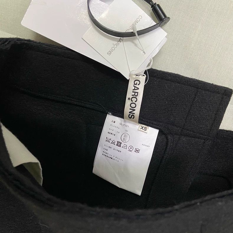 Other Comme Des Garcons size XS Mainline 23 AW asymmetric slacks Size 24" / US 00 / IT 34 - 4 Thumbnail