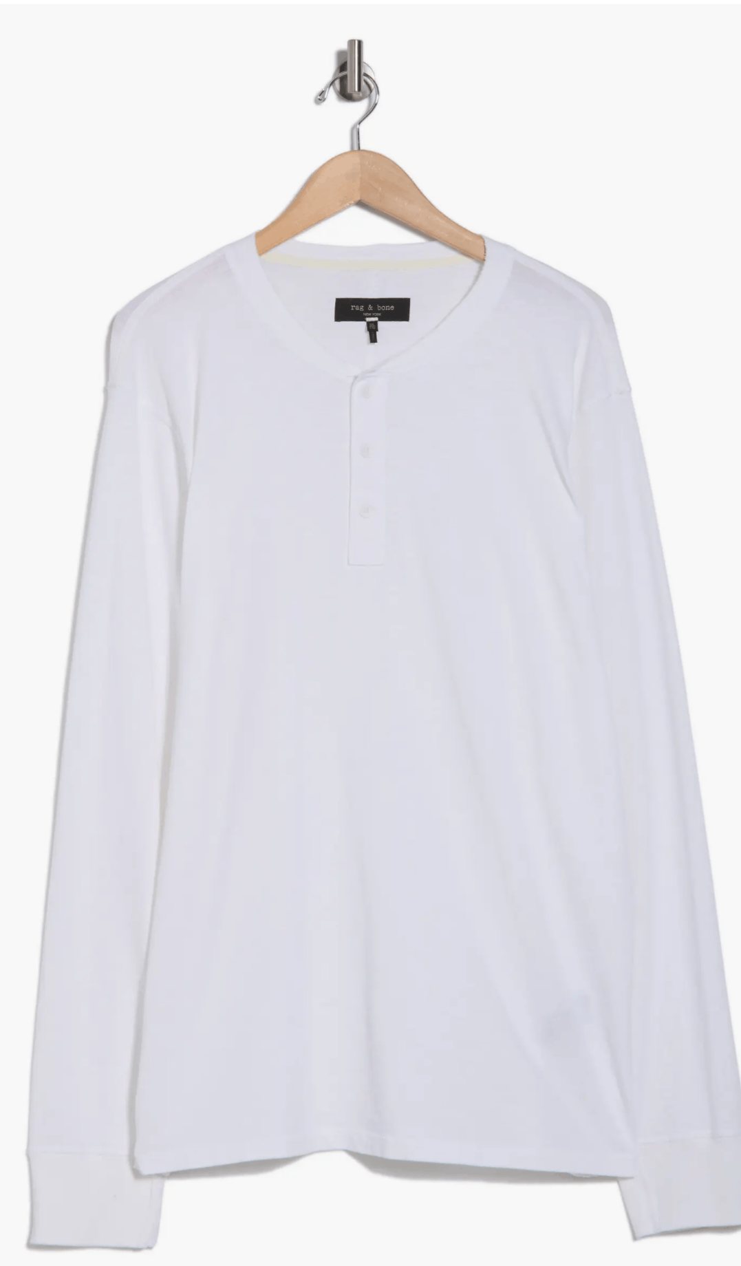 Rag & Bone rag & bone classic slub jersey henley long sleeve Size US M / EU 48-50 / 2 - 1 Thumbnail