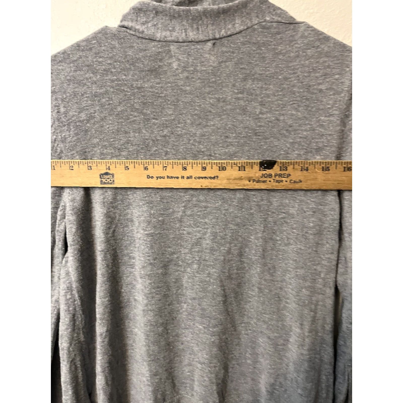 Old Navy Old Navy Cardigan Sweater Women's Gray Cotton Open Front Medium Crew Neck Long Sleeve with Pockets Solid Modeling Size M / US 6-8 / IT 42-44 - 5 Thumbnail