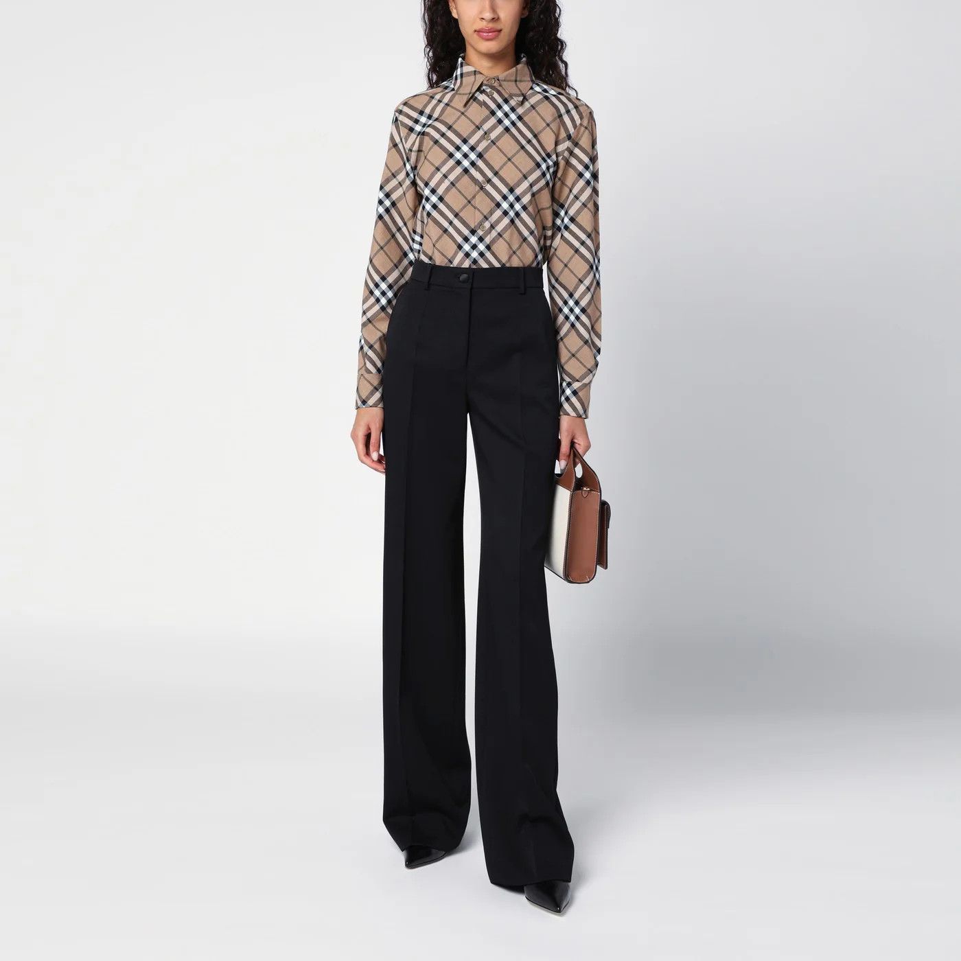 Burberry o1d2blof0426 Check Pattern Shirt in Multicolor Size XXS / US 00 / IT 34 - 2 Thumbnail
