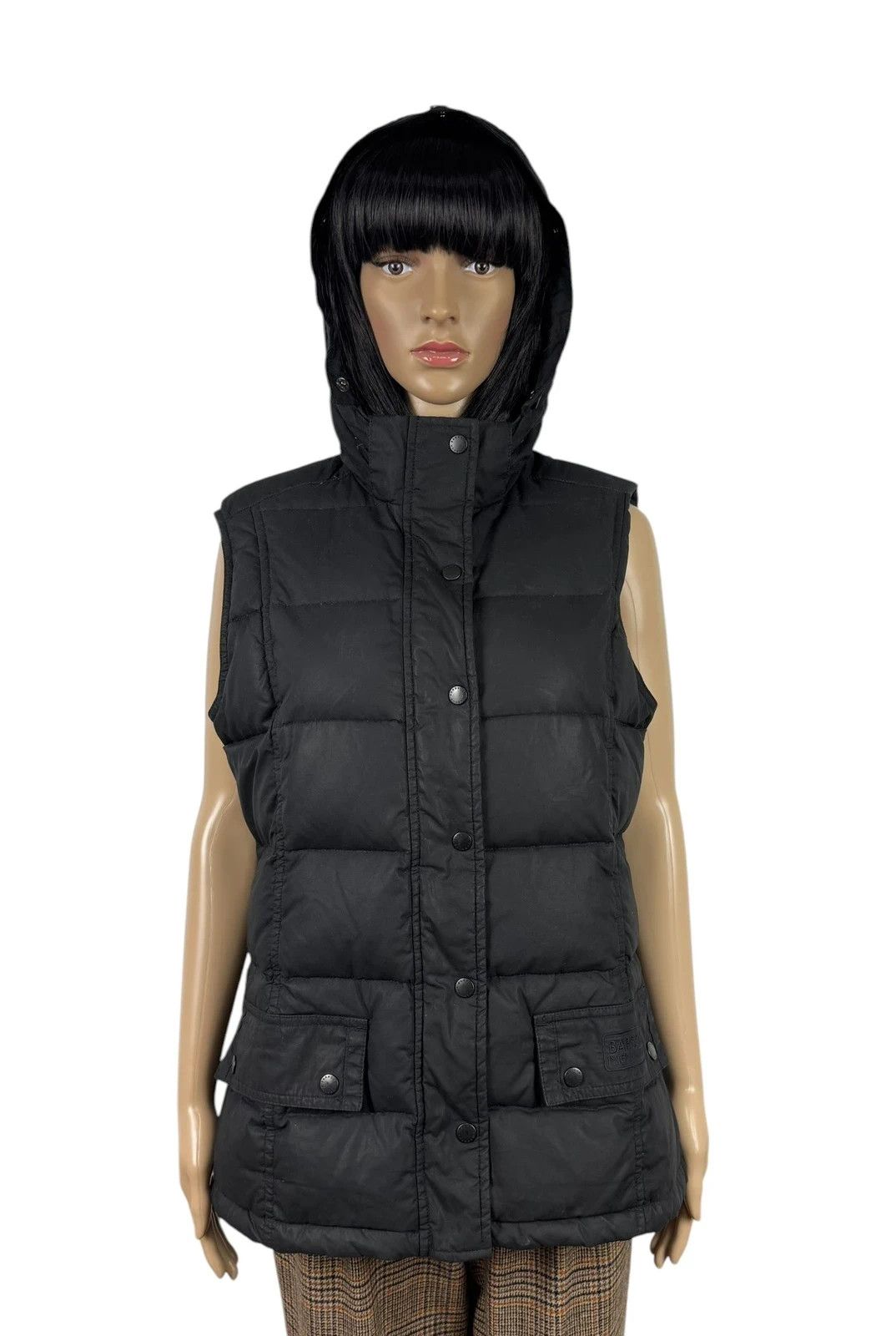 Barbour Barbour International Wax Cotton Down Gilet Size L / US 10 / IT 46 - 11 Thumbnail