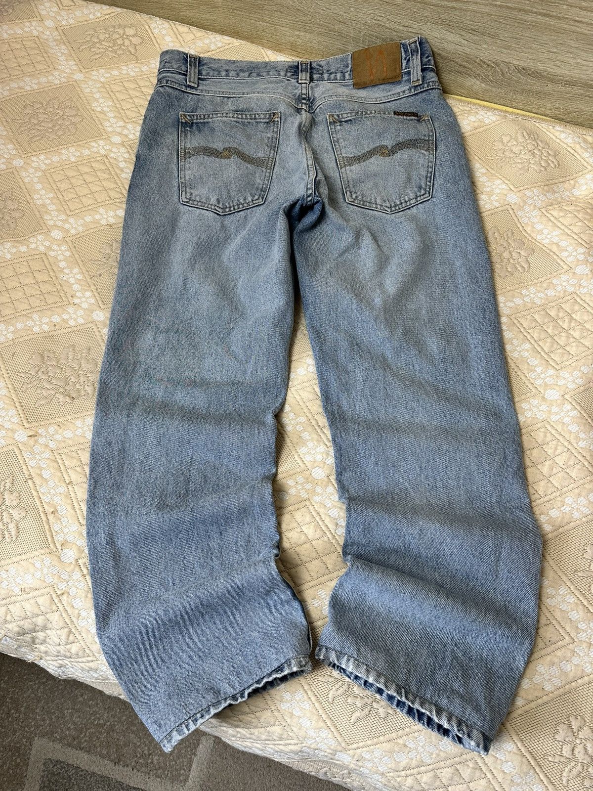 Nudie Jeans 🔥 Nudie Jeans Gritty Jackson Denim Pants Trousers Blue Rare Size US 31 - 2 Thumbnail