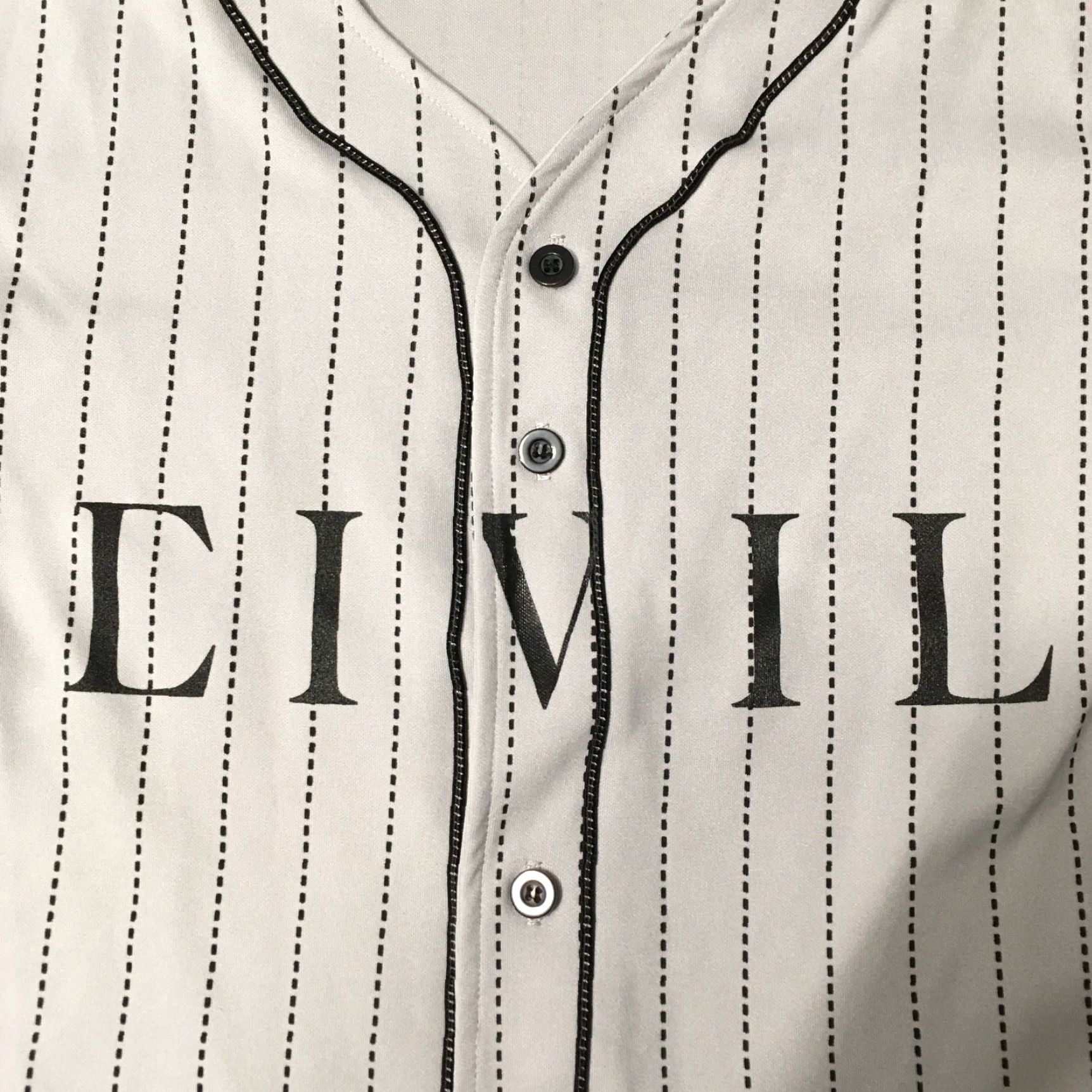 Vintage Civil Regime gray Baseball Jersey Button Short Sleeve Men’s M Gray Logo Modern - Shirt Mens M Size US M / EU 48-50 / 2 - 3 Thumbnail