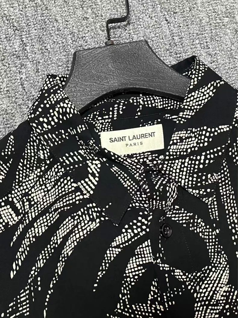 Saint Laurent Paris Saint Laurent Paris size 39 Coconut printed casual shirt N Size US M / EU 48-50 / 2 - 4 Thumbnail