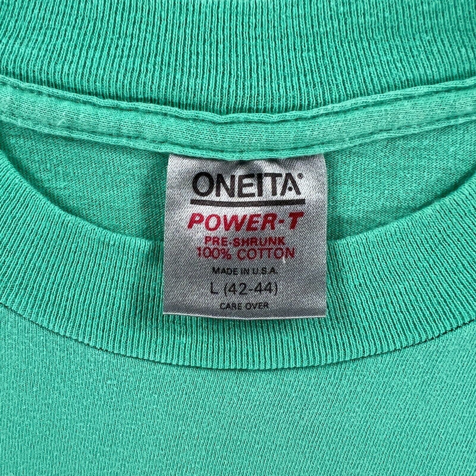 Other Oneita T Shirt Men L Made in USA Single Stitch Sheehan's Gal Size US L / EU 52-54 / 3 - 10 Thumbnail