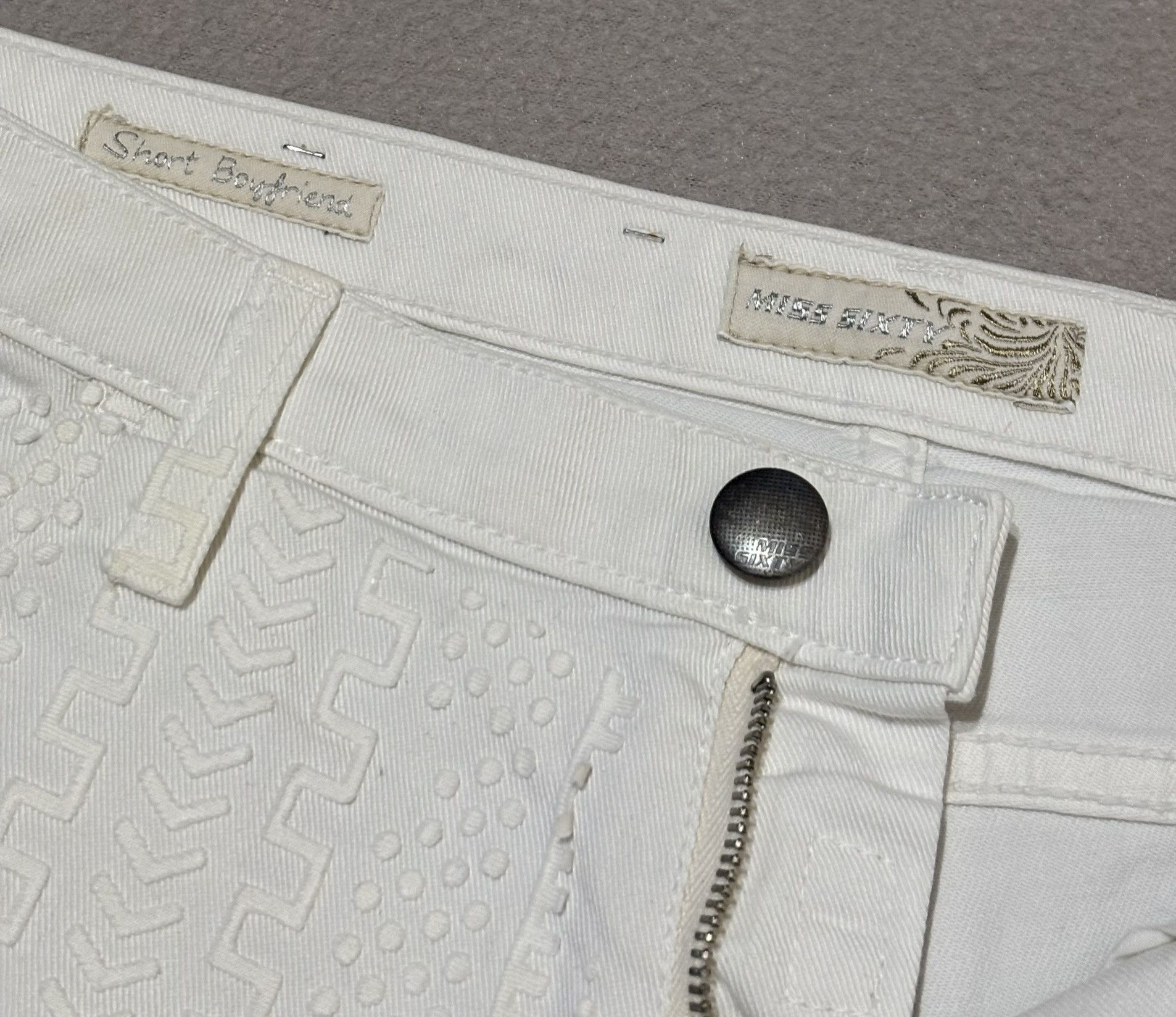 Miss Sixty Miss Sixty white mini shorts size 29 Size 29" - 15 Thumbnail
