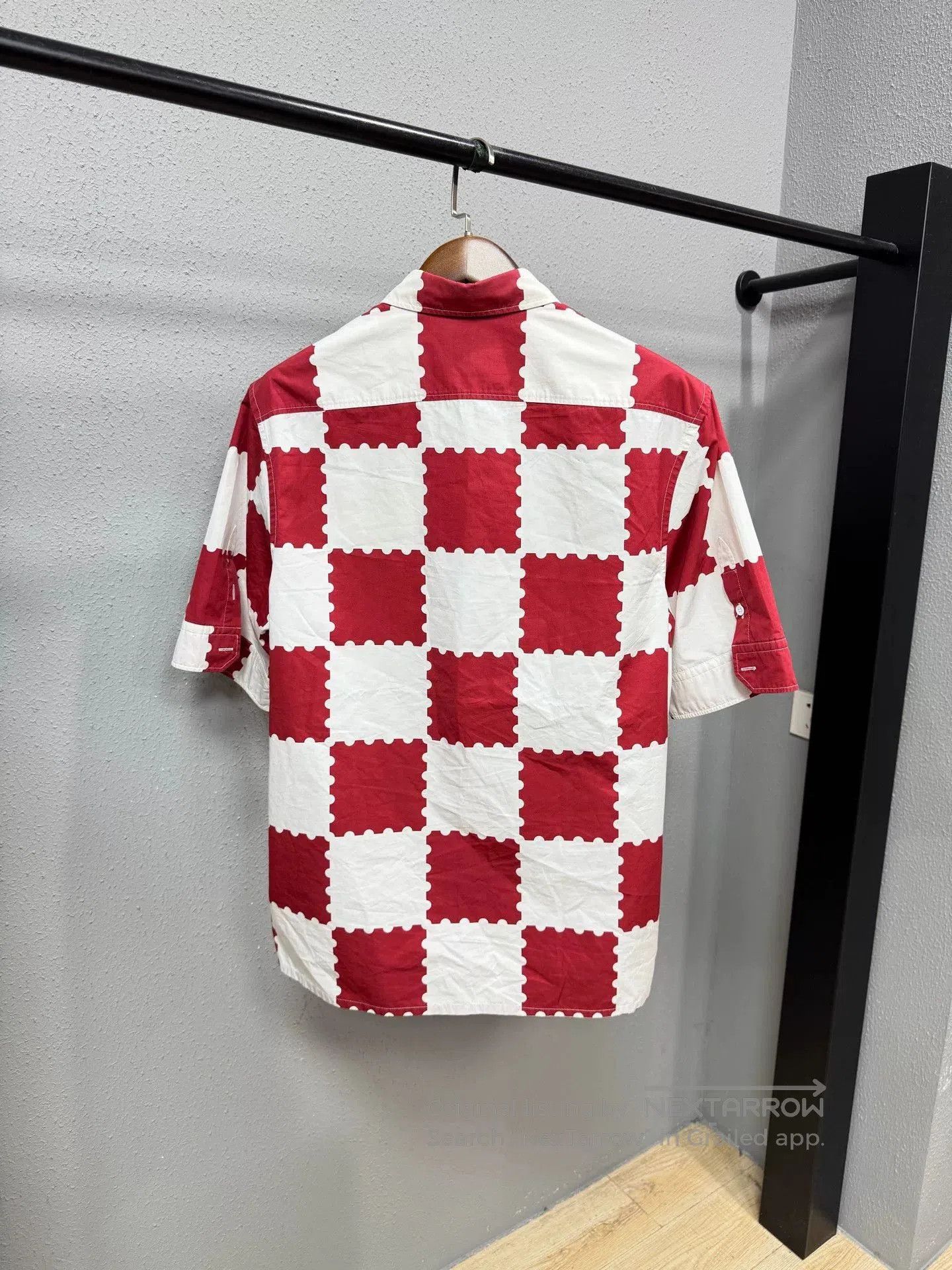 Louis Vuitton lv x nigo red checkered short sleeve shirt. Size US XL / EU 56 / 4 - 2 Thumbnail