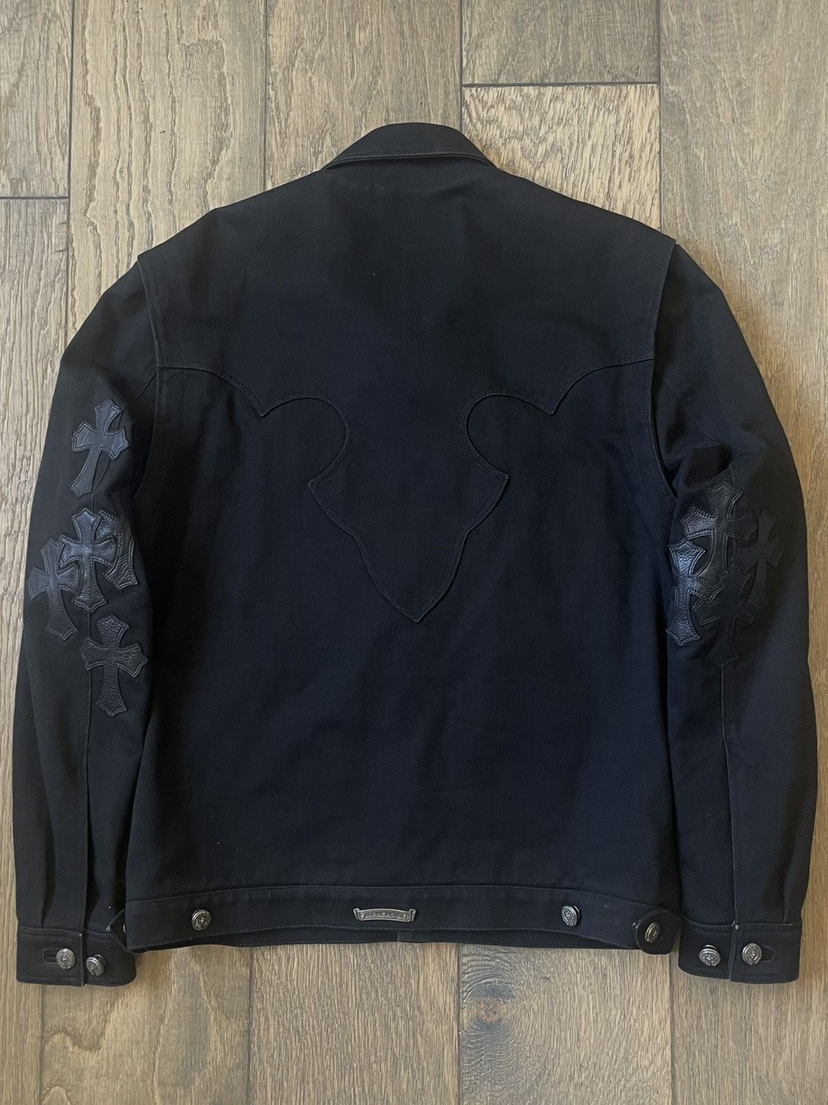 Chrome Hearts Chrome Hearts Cross Patched Western Denim Jacket Size US XL / EU 56 / 4 - 3 Thumbnail