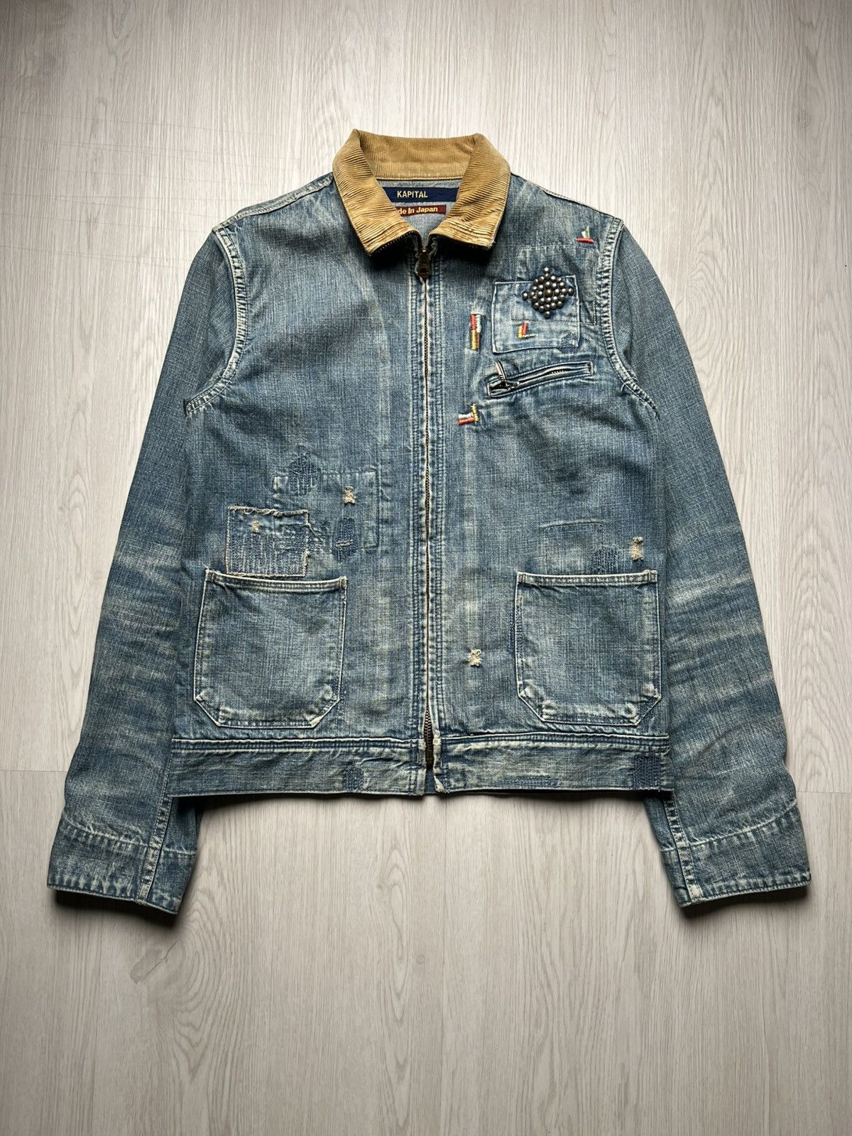 【送料無料】KAPITAL キャピタル Feather Denim ジャケット 送料無料】KAPITAL キャピタル Feather Denim ジャケット