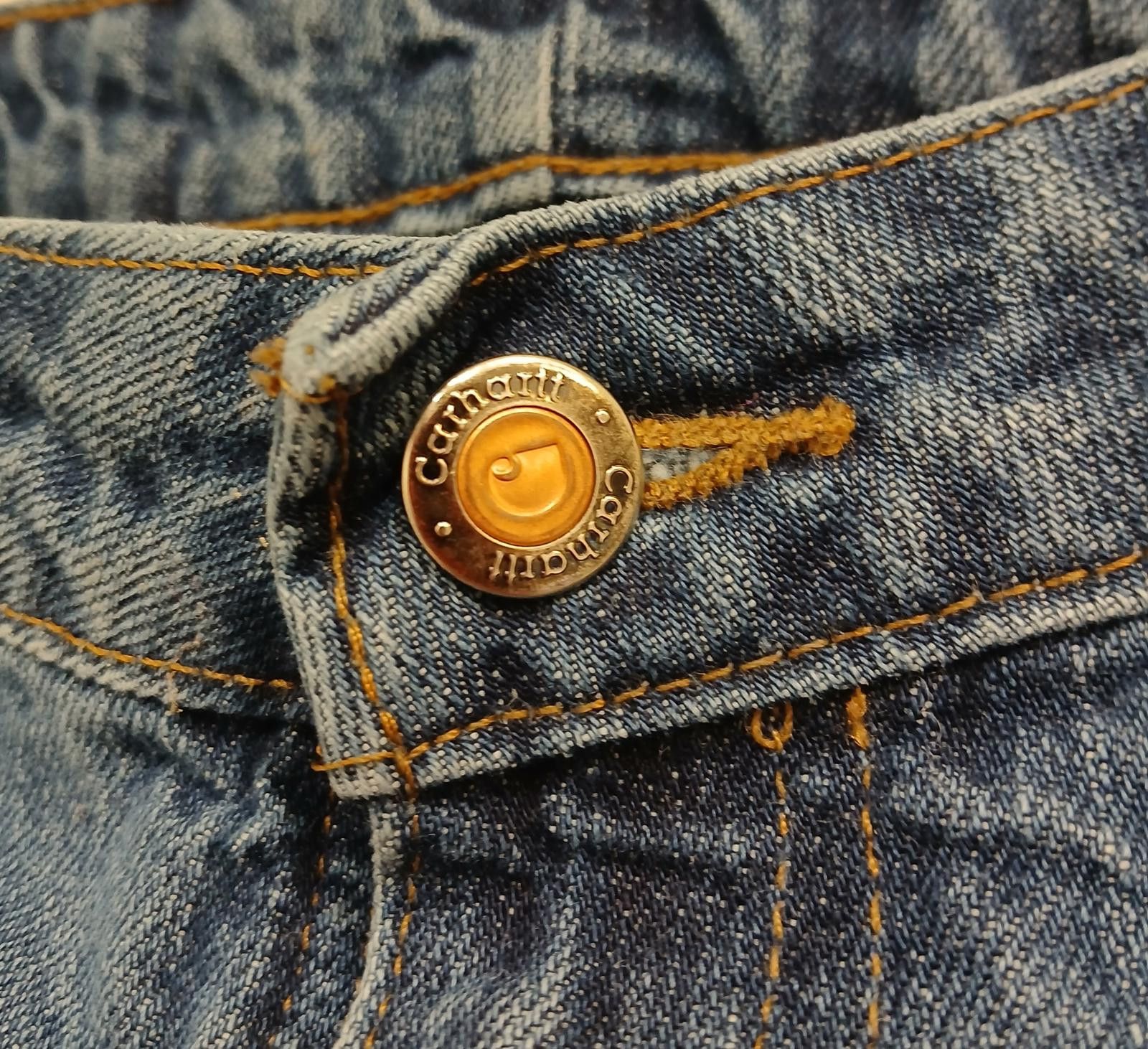 Carhartt Carhartt Women's Loose Fit Carpenter Denim Jeans Size 6 Size 28" / US 6 / IT 42 - 2 Thumbnail