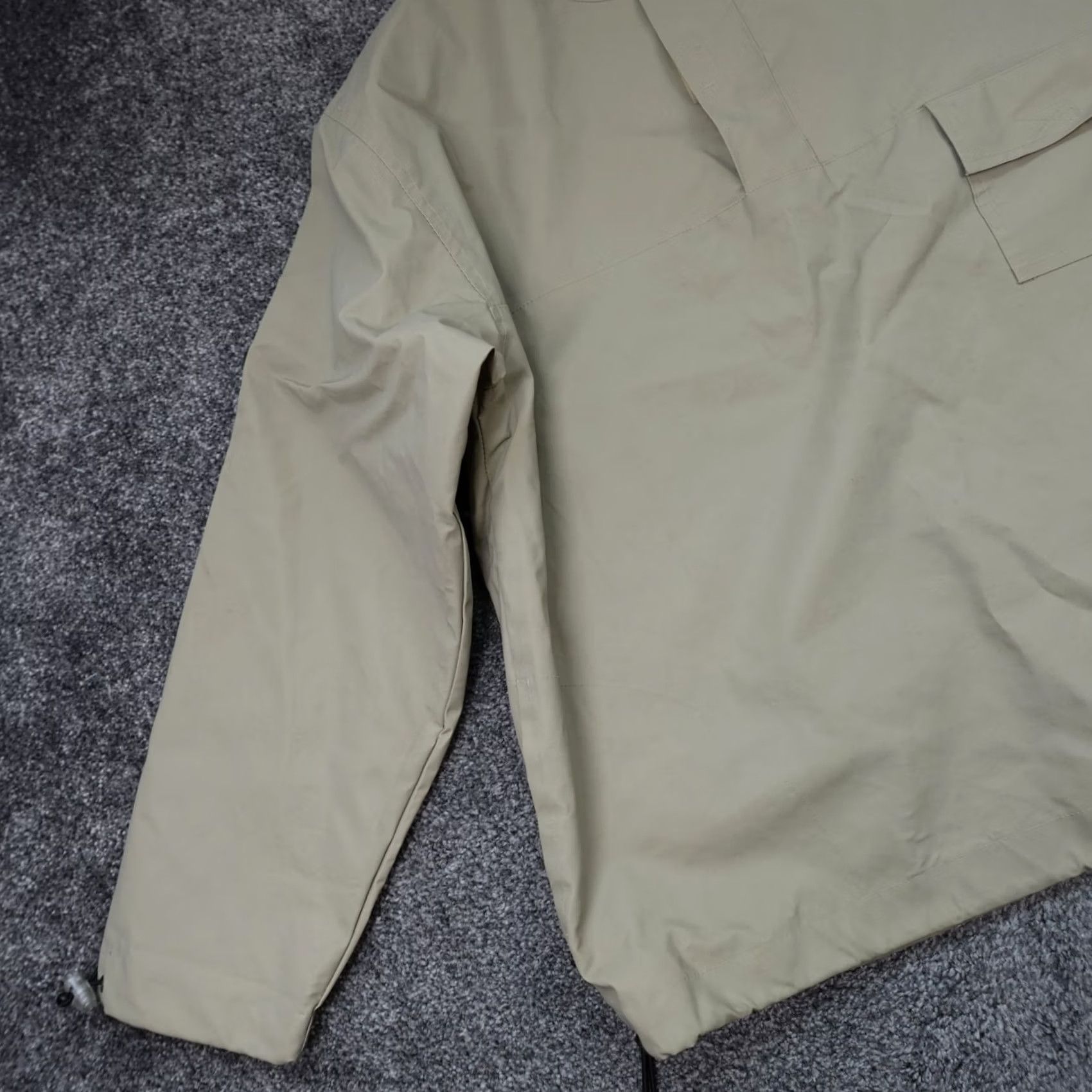 Vintage James Derby Jacket XL Men's Beige 1/4 Zip 100% PVC Size US XL / EU 56 / 4 - 2 Thumbnail