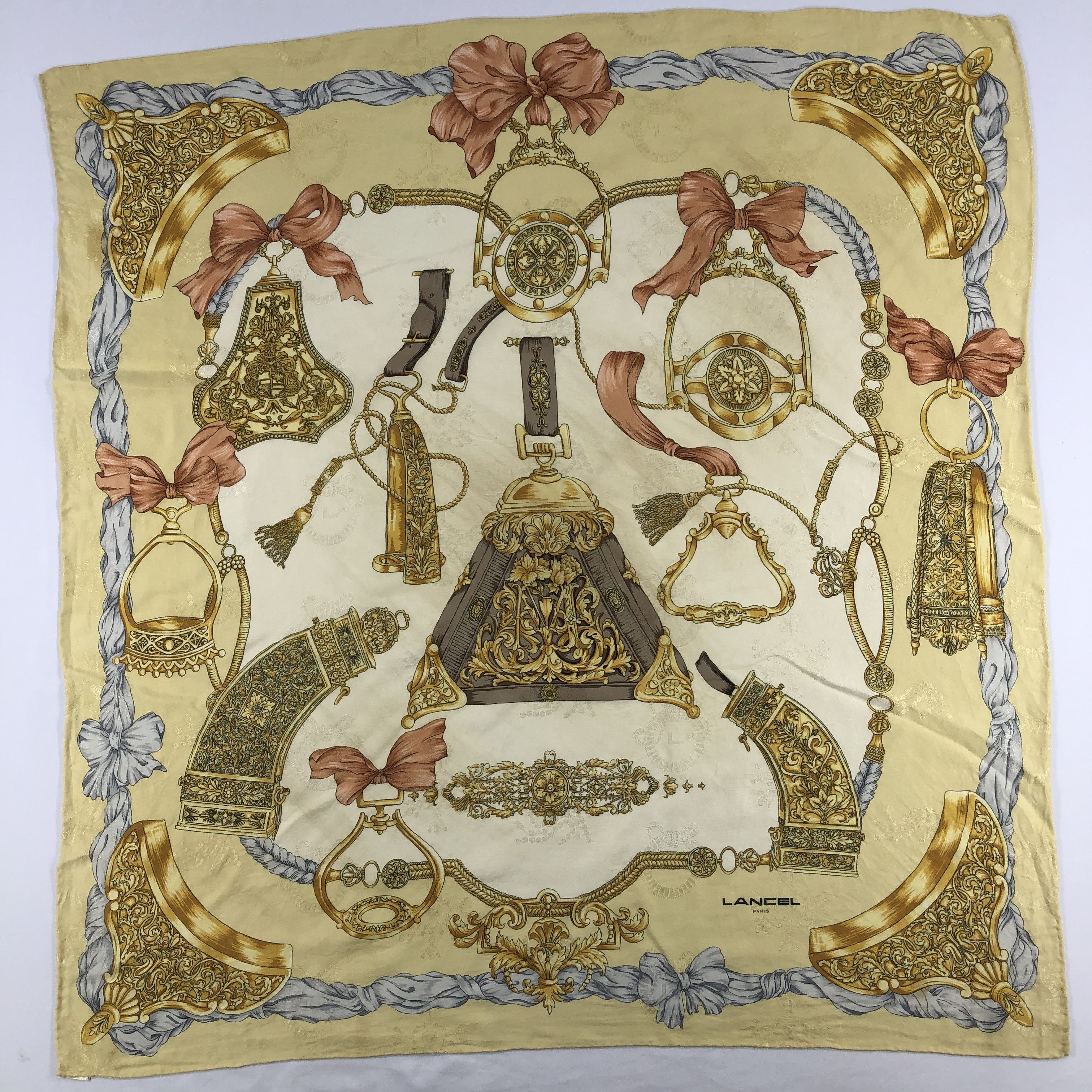 Lancel Vintage Lancel Silk Scarf Size ONE SIZE - 2 Thumbnail