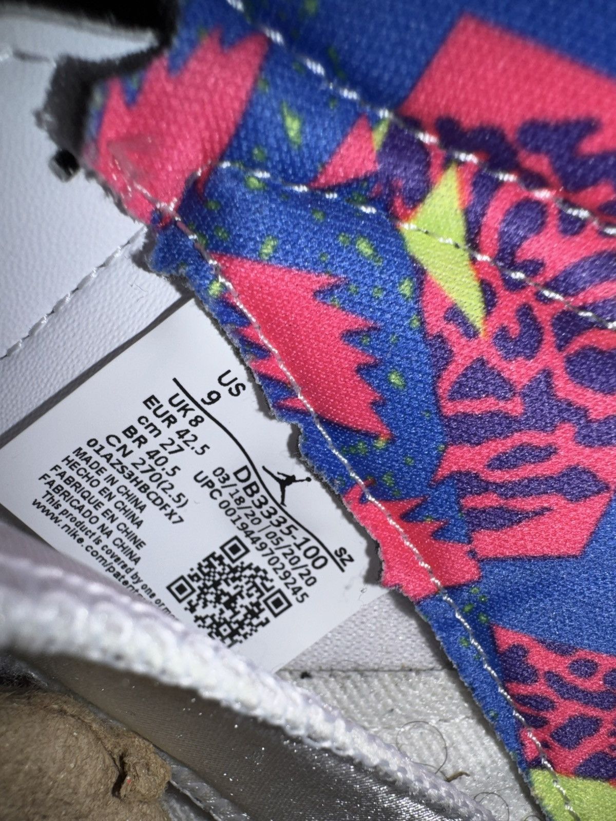 Jordan Brand Nike Air Jordan Retro 5 Alternate Belair White Black Size 9 Size US 9 / EU 42 - 10 Thumbnail