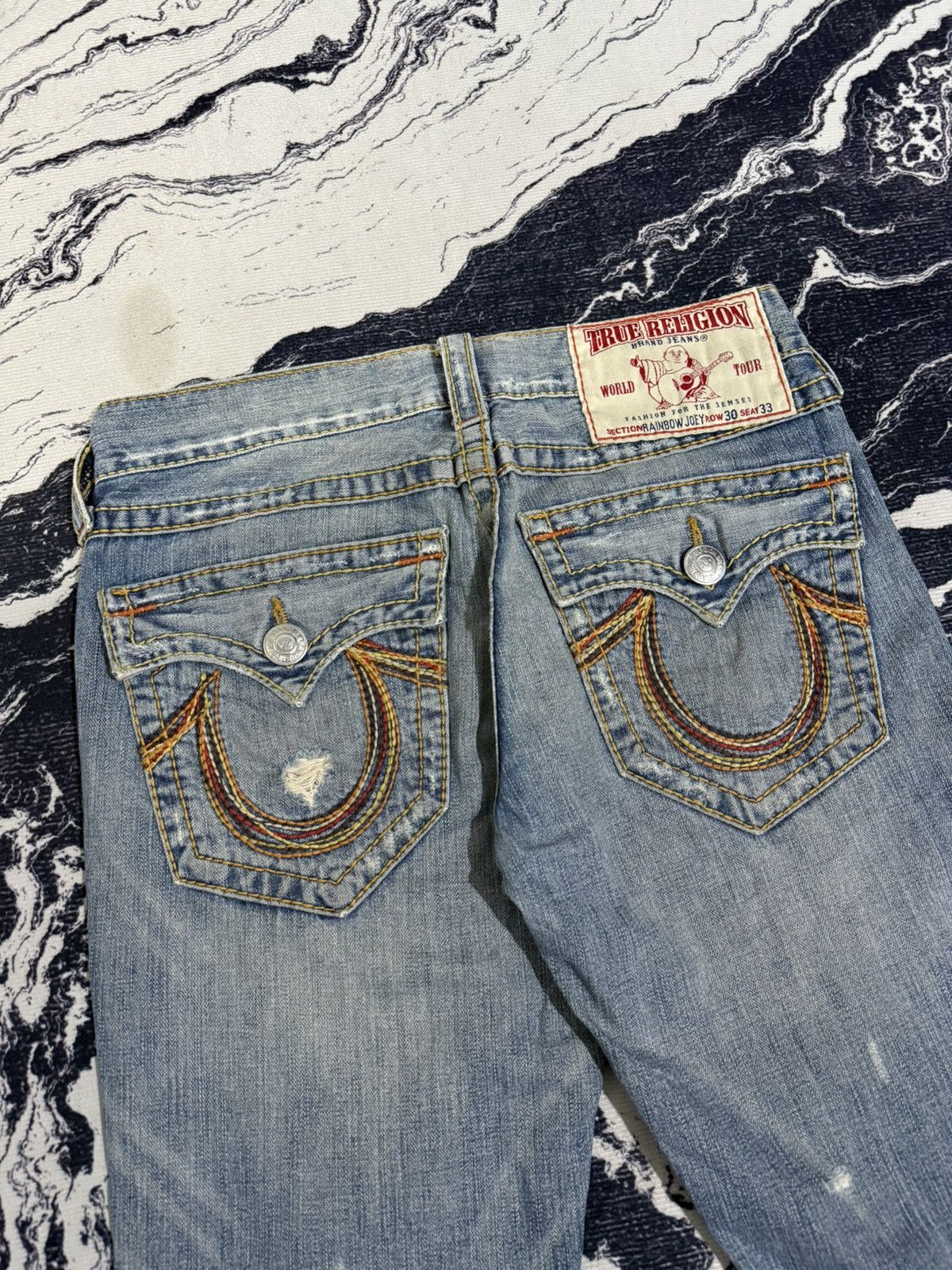 True Religion True religion world tour section rainbow joey jeans Size US 30 / EU 46 - 2 Thumbnail