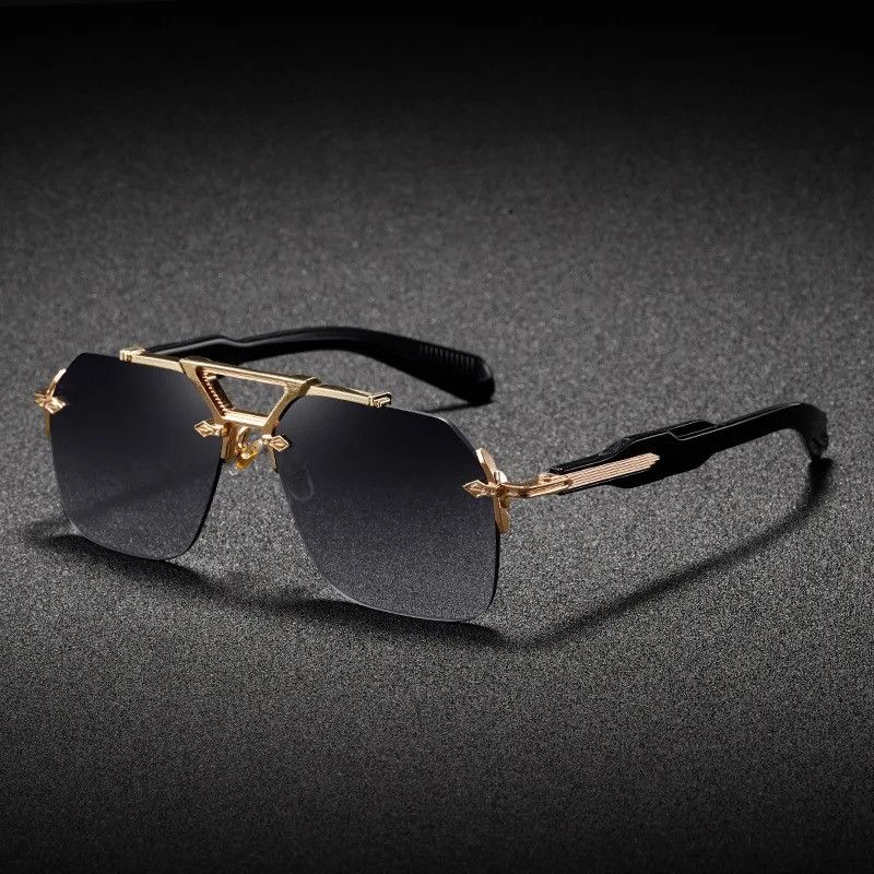 Vintage Classic Rimless Sunglasses Y2K Retro Look Size ONE SIZE - 3 Thumbnail
