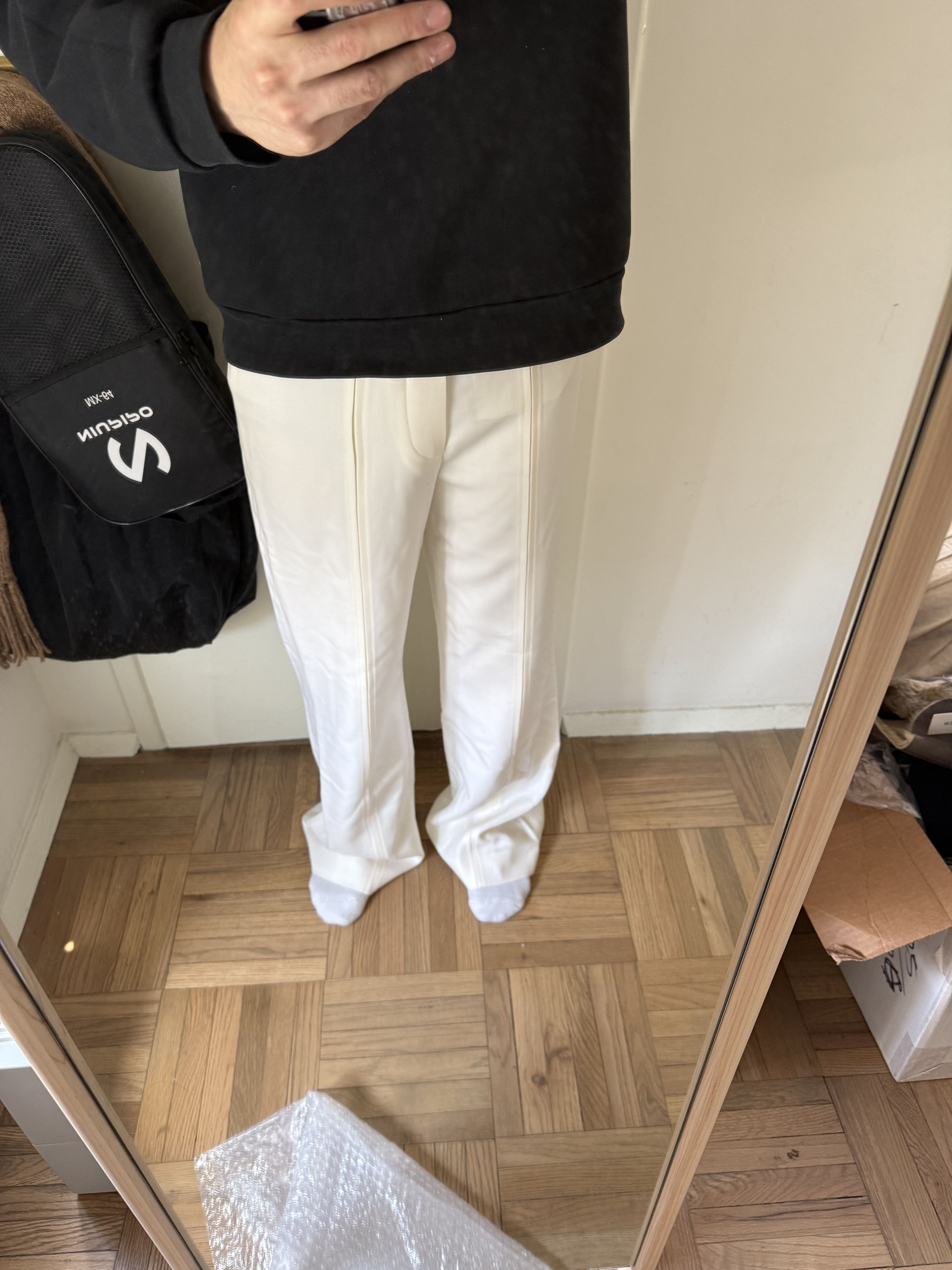 Casablanca casablanca wool gaberdine pin tuck trouser white Size US 32 / EU 48 - 10 Thumbnail