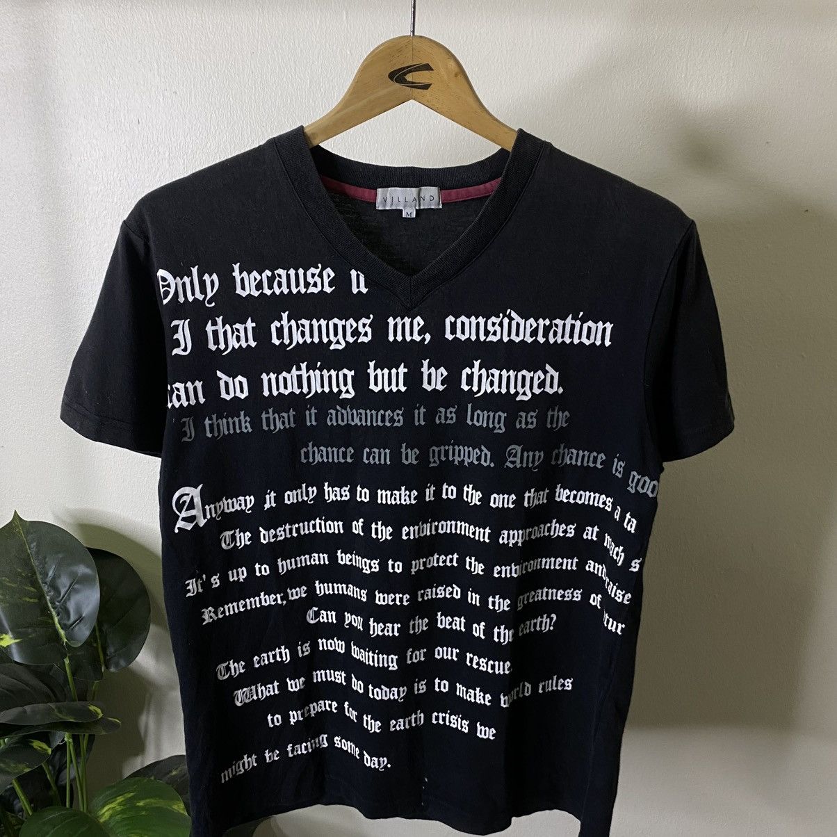VILLAND Seditionaries Poem Cyber Gothic Punk Grunge Ifsixwasnine Tee Size US M / EU 48-50 / 2 - 2 Thumbnail