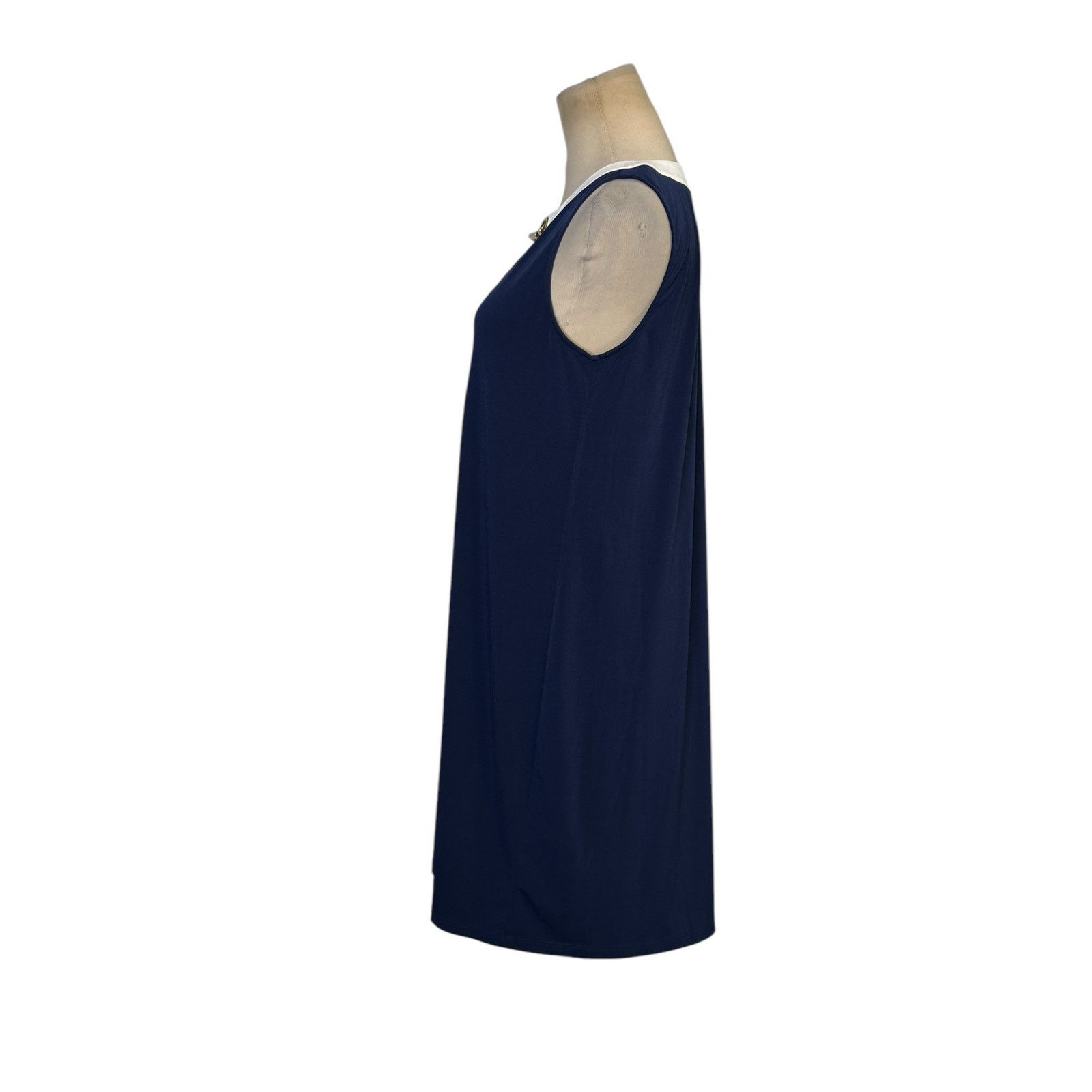 Michael Kors Michael Kors gold-tone chain collar accent dress size Medium Size M / US 6-8 / IT 42-44 - 12 Thumbnail