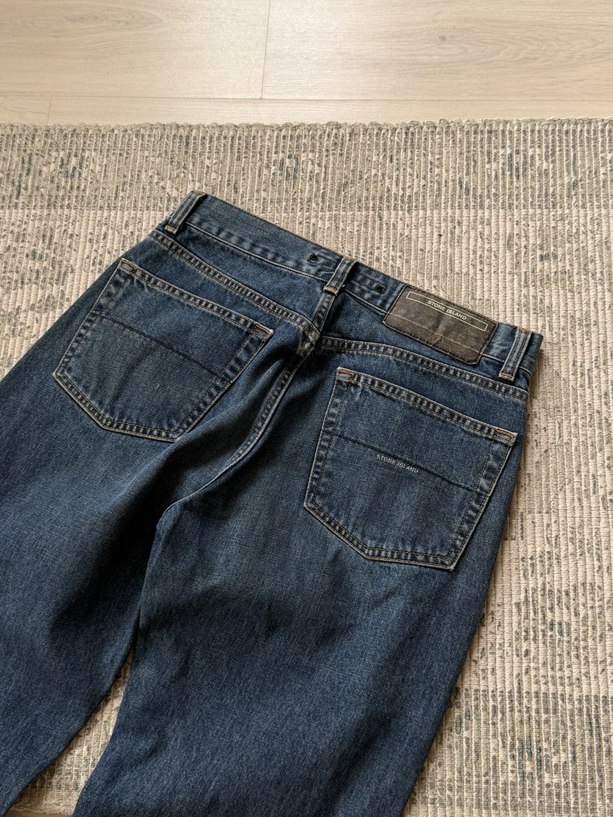 Stone Island Vintage Stone Island Jeans Denim Pants Rare S.I Denims Size US 31 - 6 Thumbnail